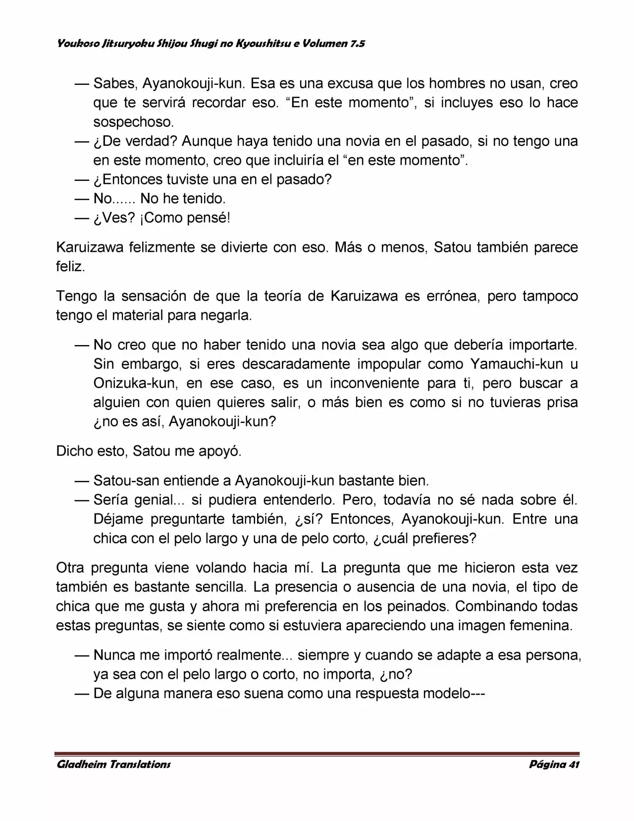 Página 41 del Manga