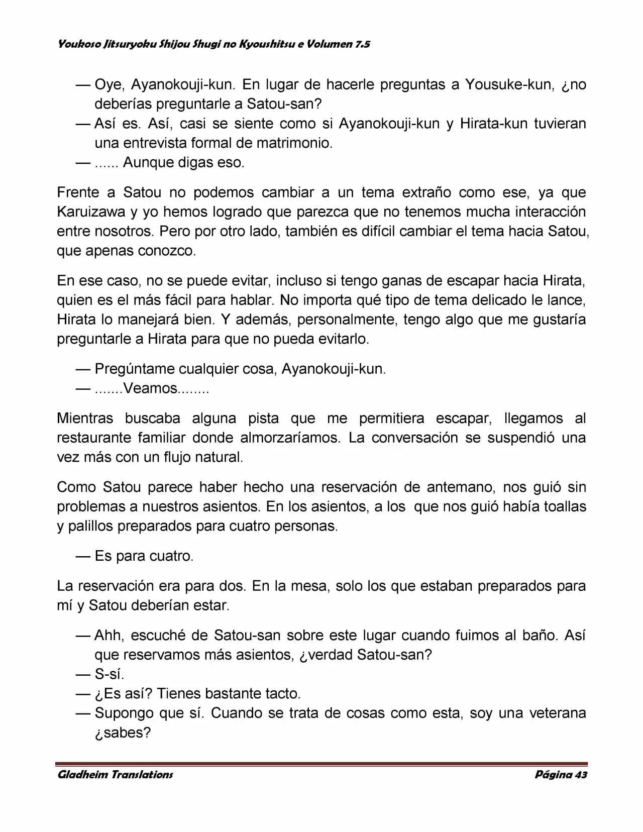 Página 43 del Manga