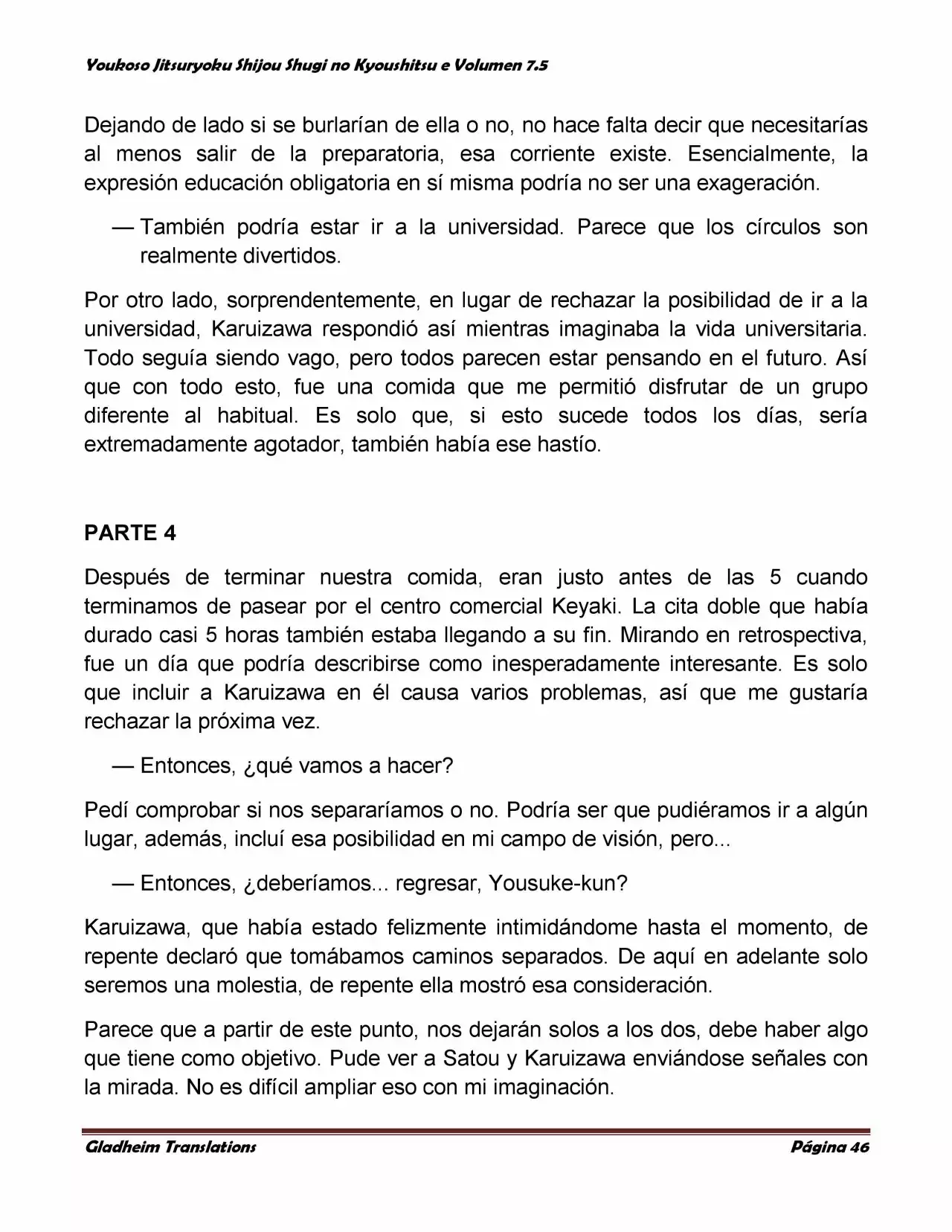 Página 46 del Manga