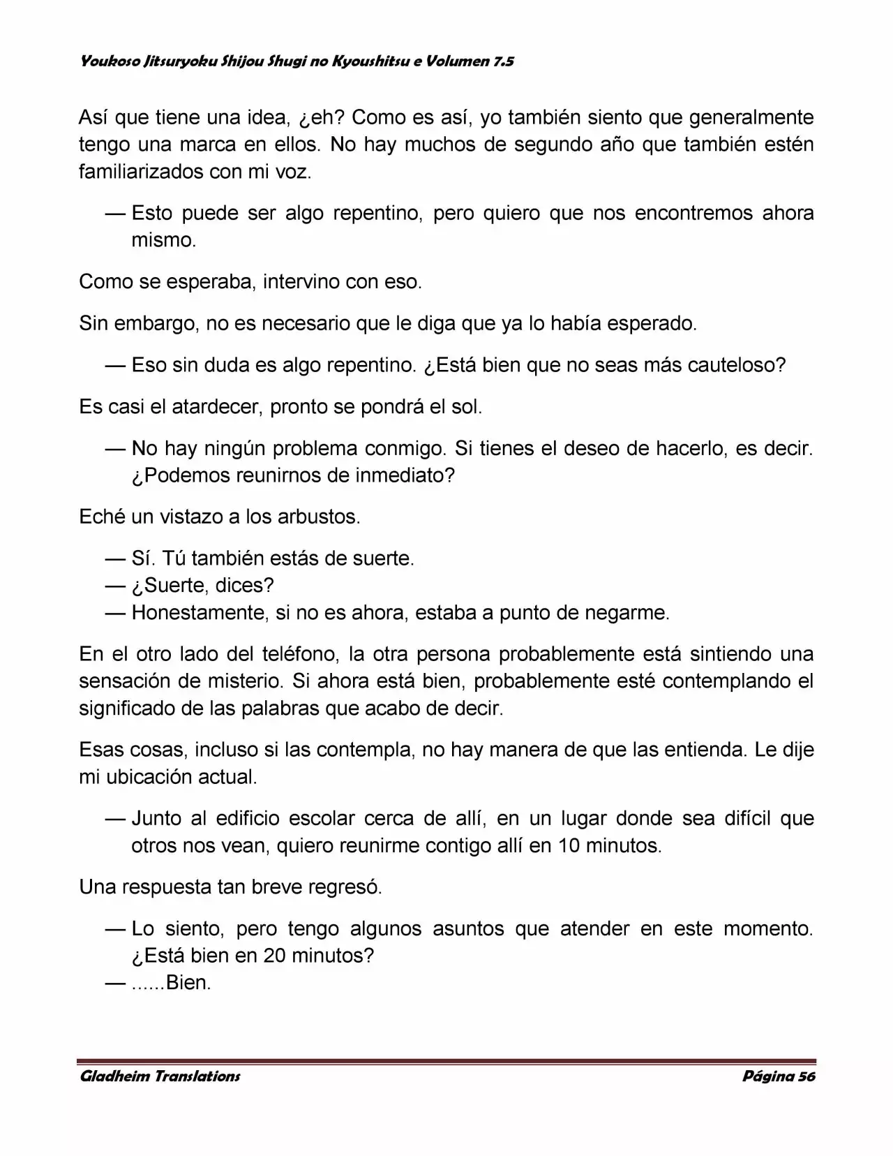 Página 56 del Manga