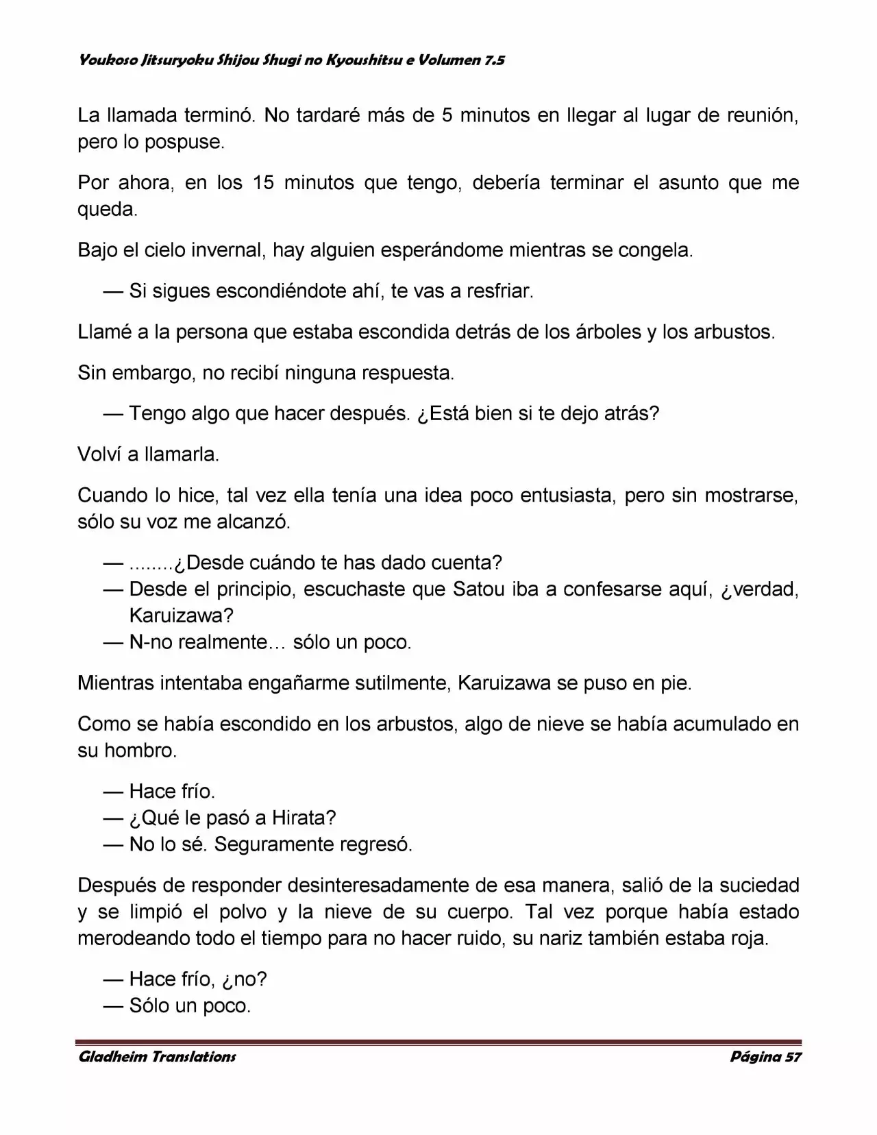 Página 57 del Manga