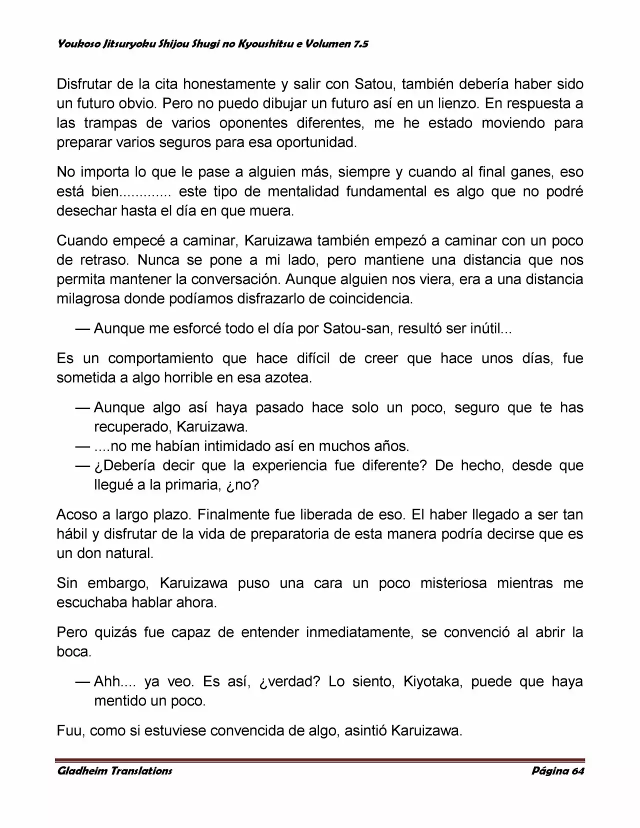 Página 64 del Manga