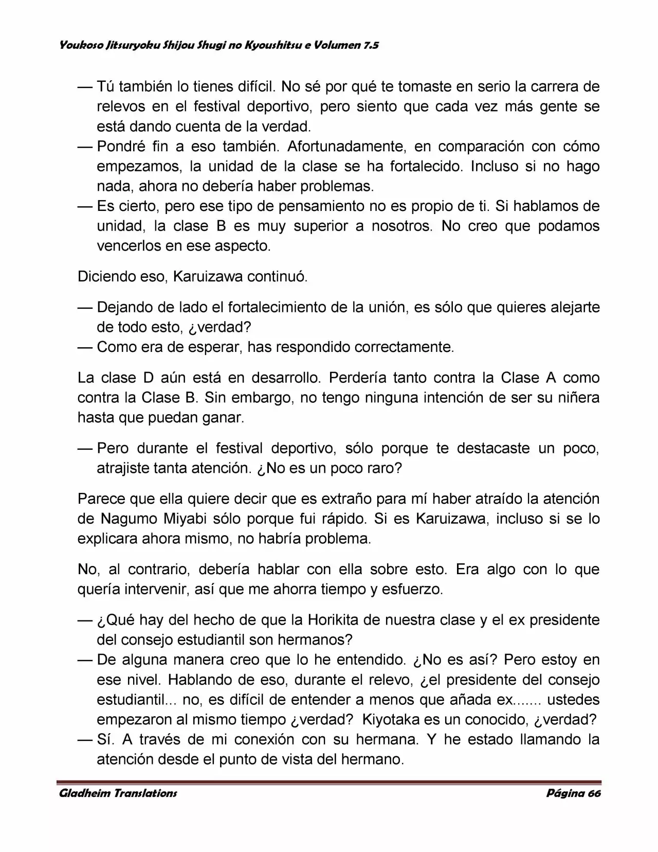 Página 66 del Manga