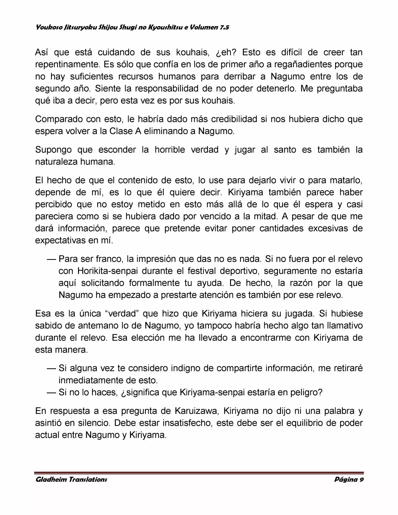 Página 9 del Manga