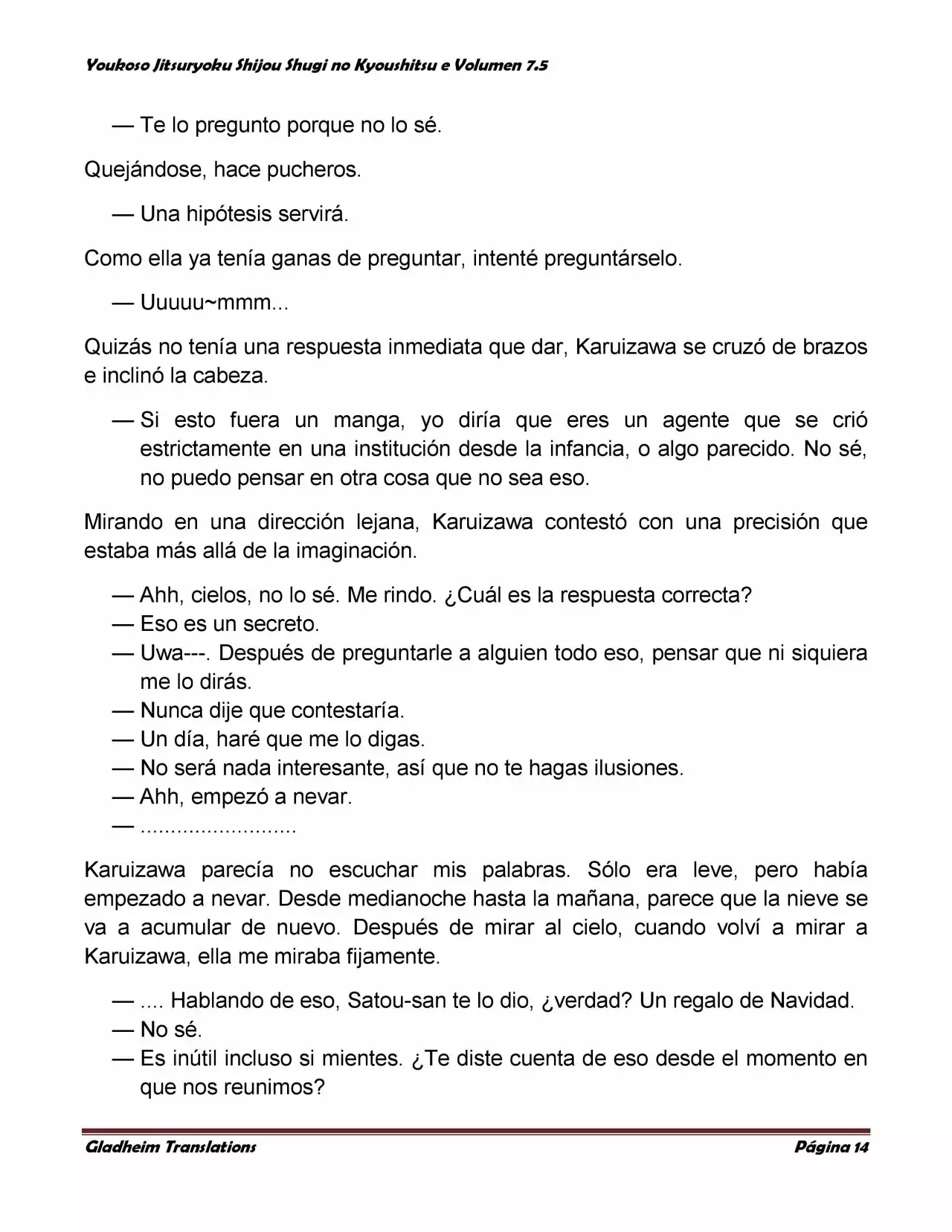 Página 14 del Manga