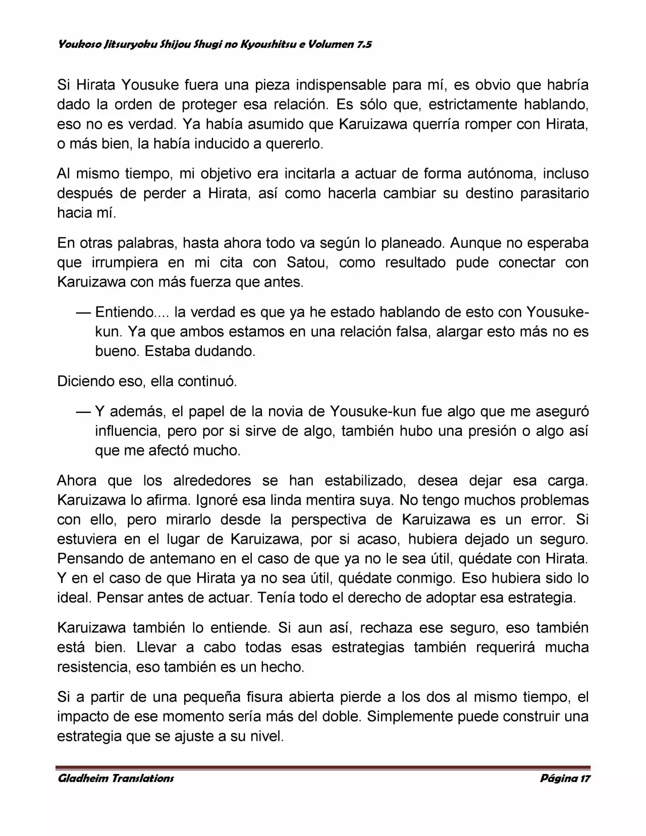 Página 17 del Manga