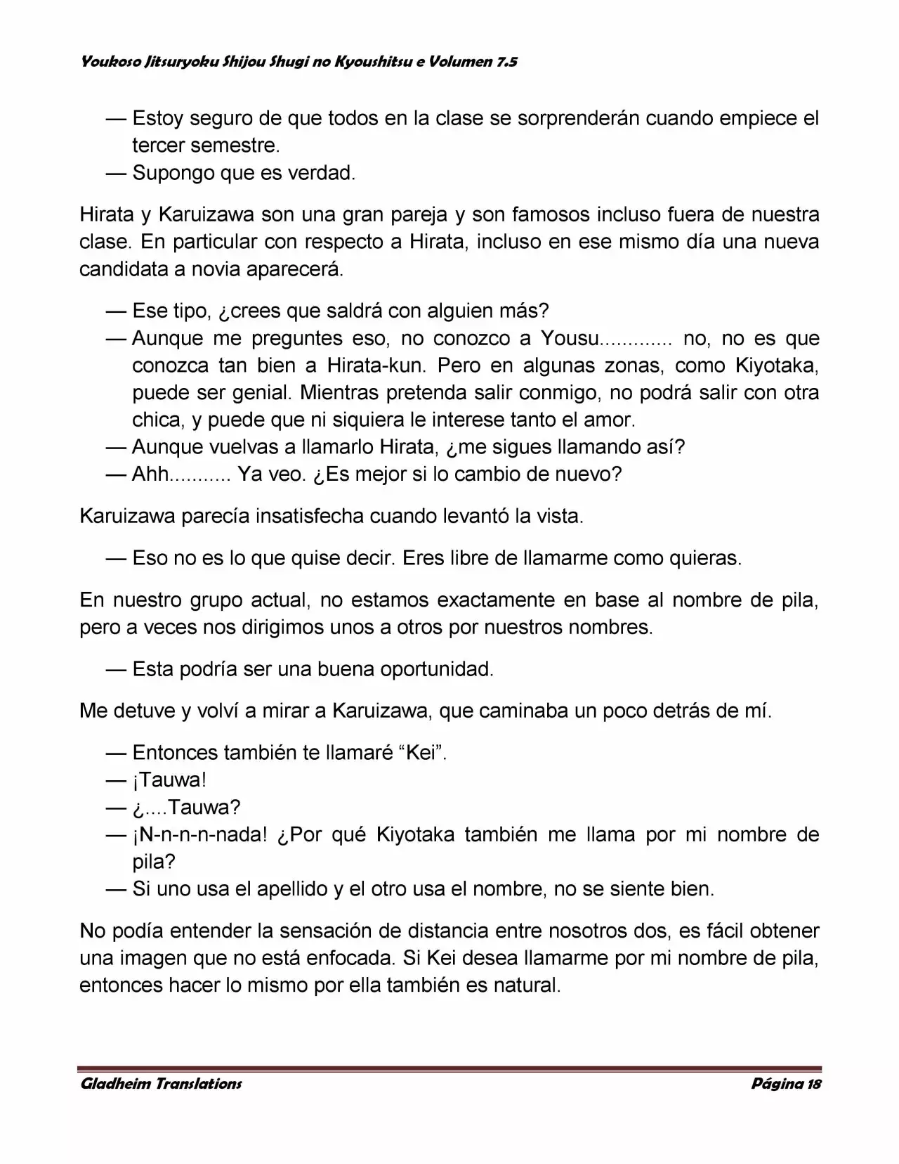 Página 18 del Manga