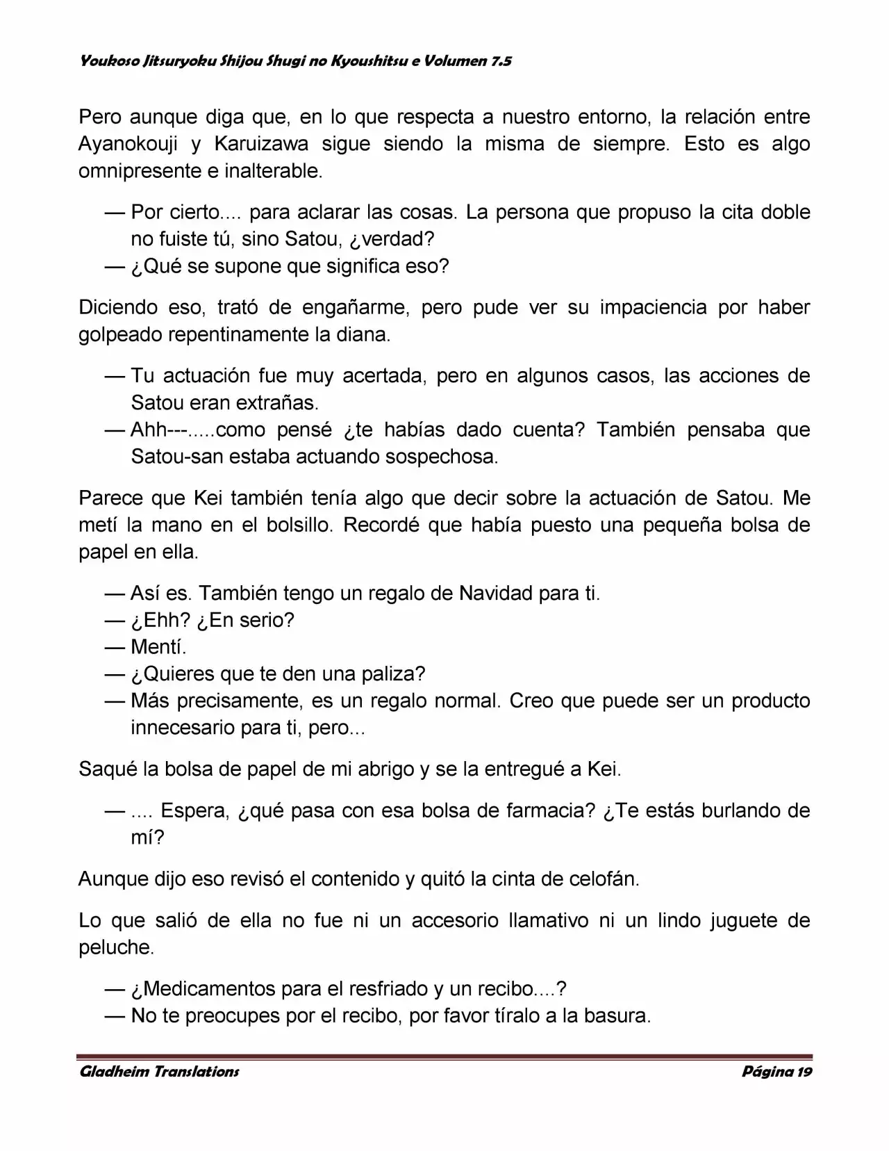 Página 19 del Manga