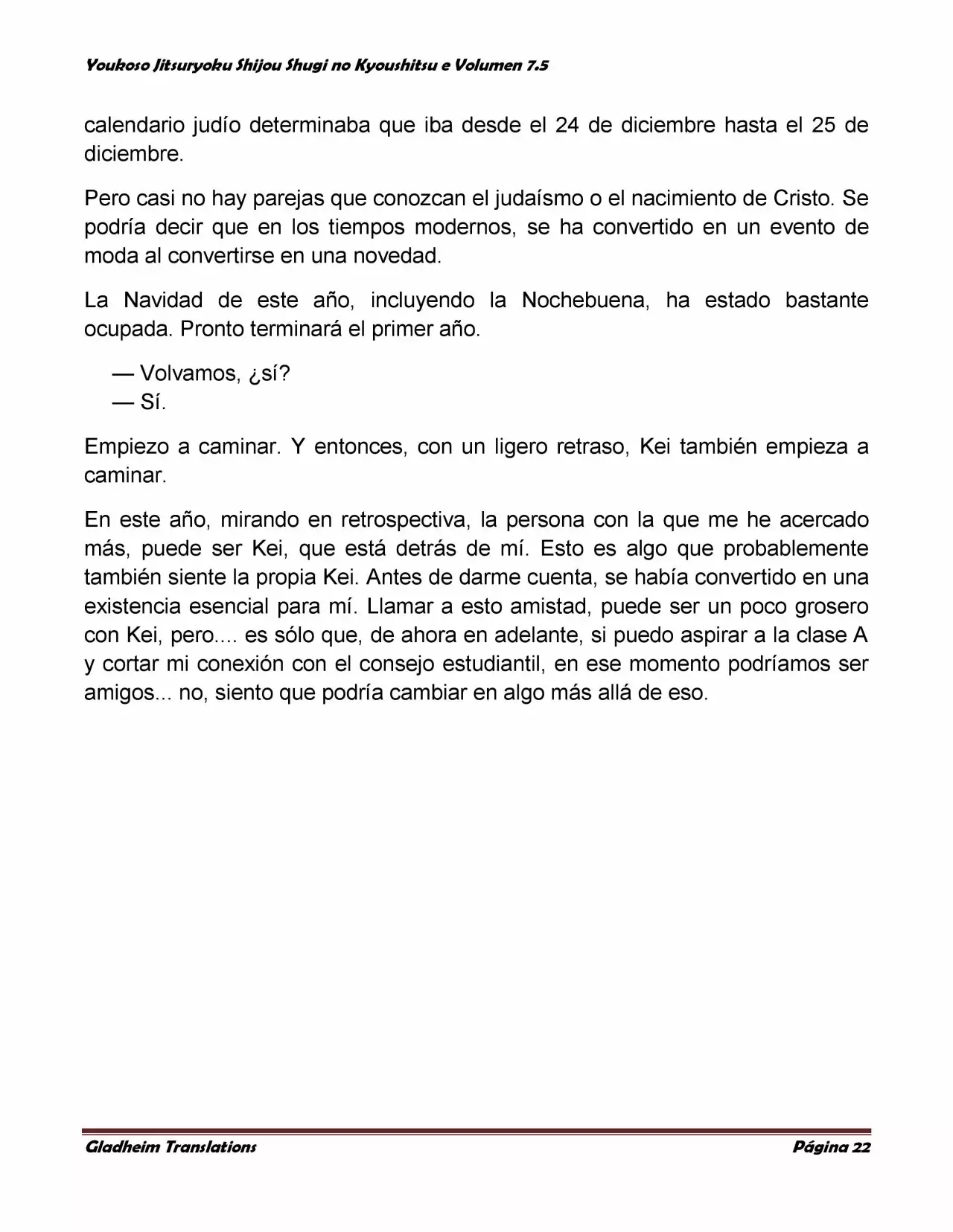 Página 22 del Manga