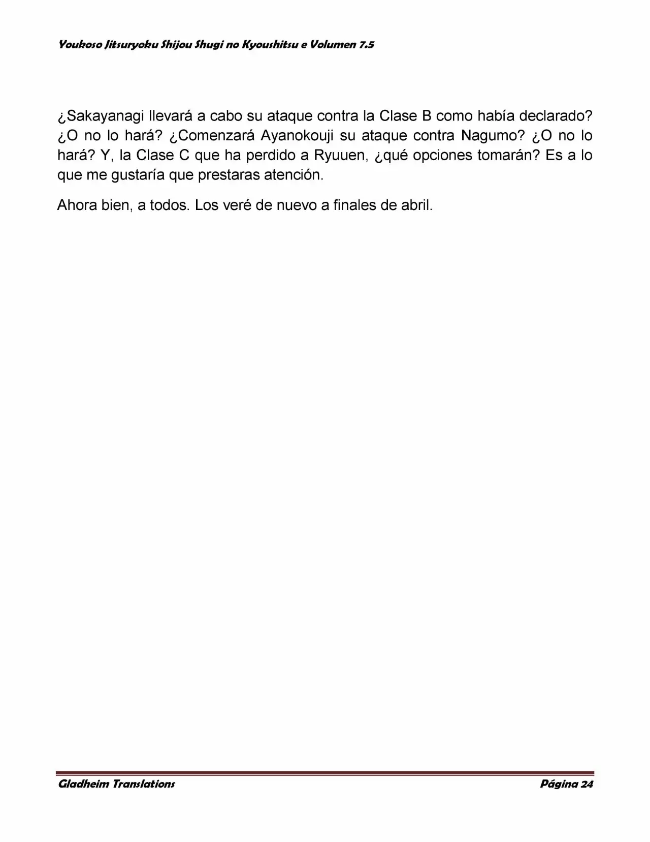 Página 24 del Manga