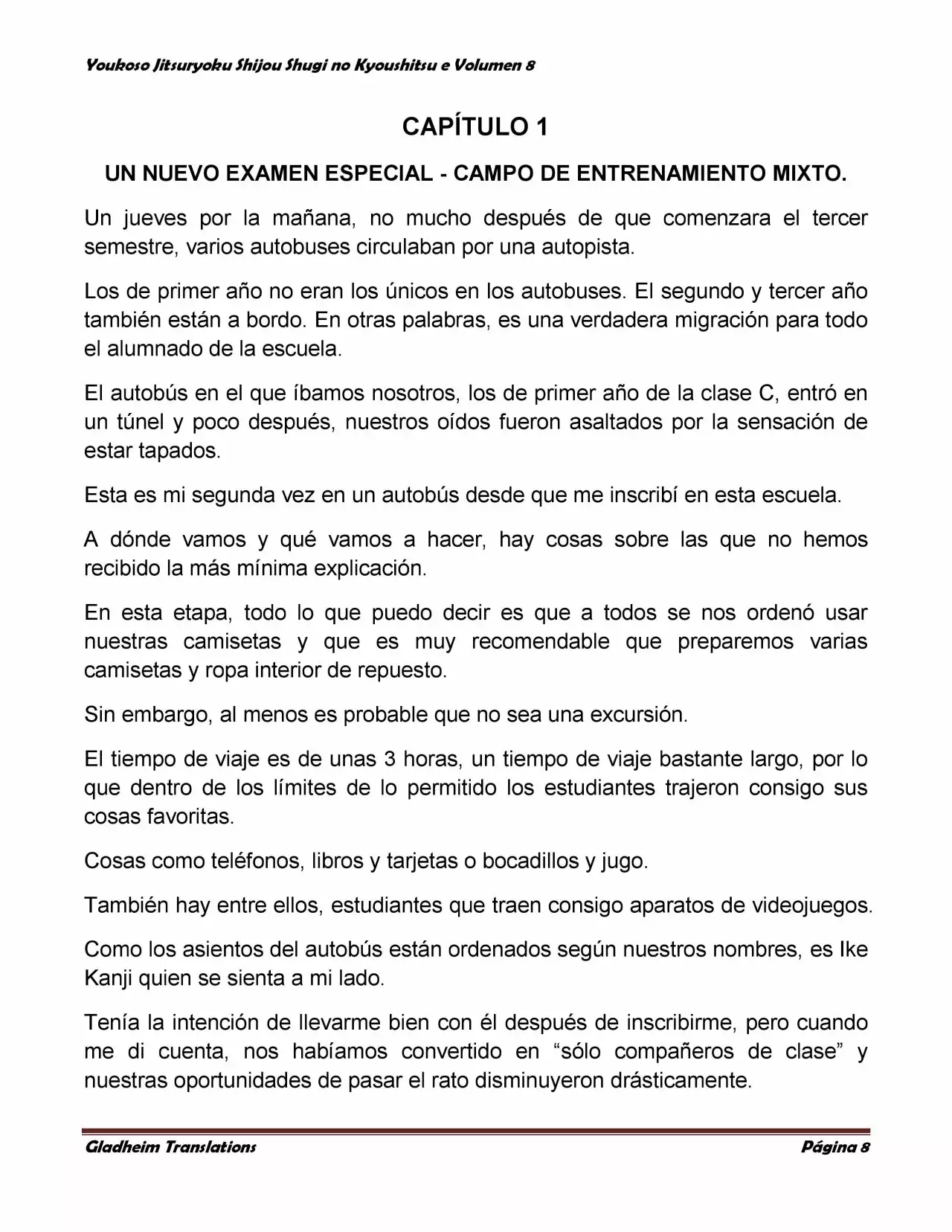 Página 8 del Manga