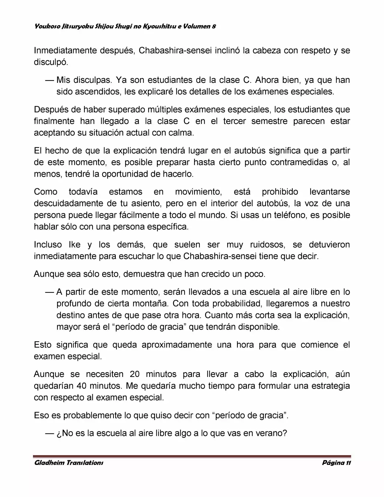 Página 11 del Manga