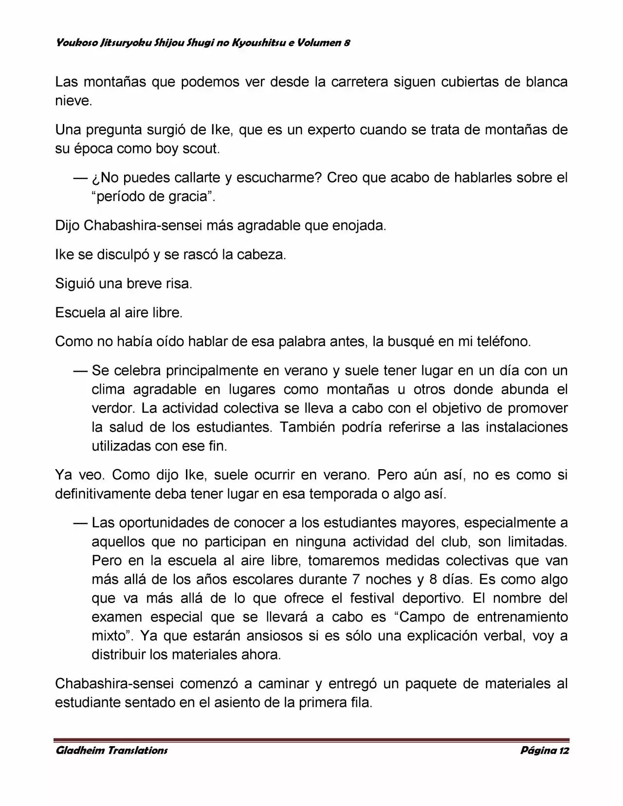 Página 12 del Manga