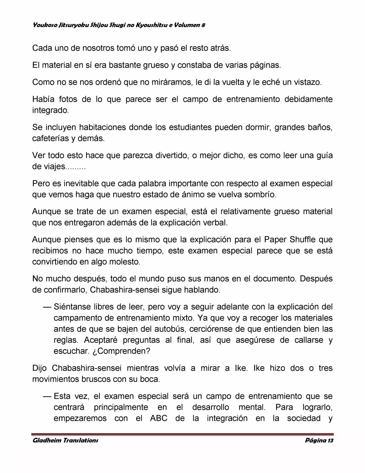 Página 13 del Manga