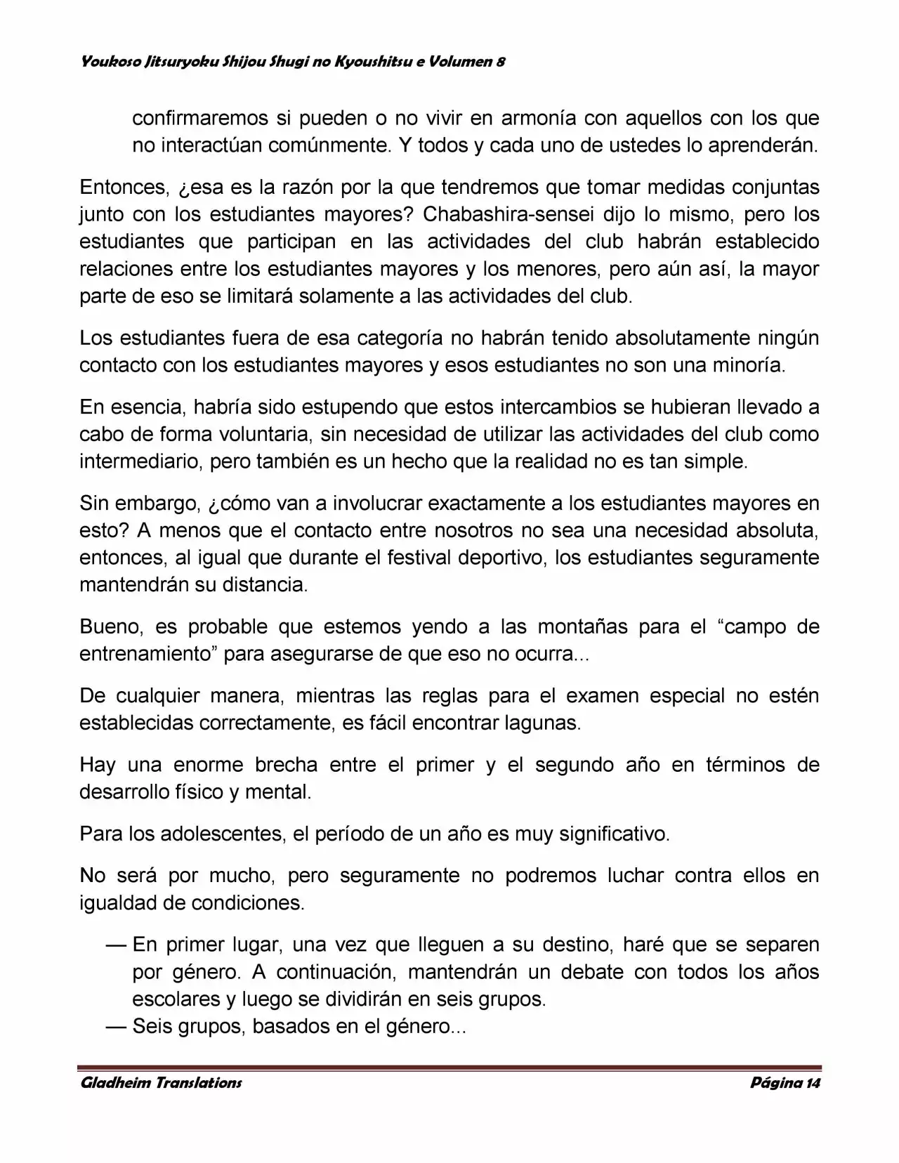 Página 14 del Manga