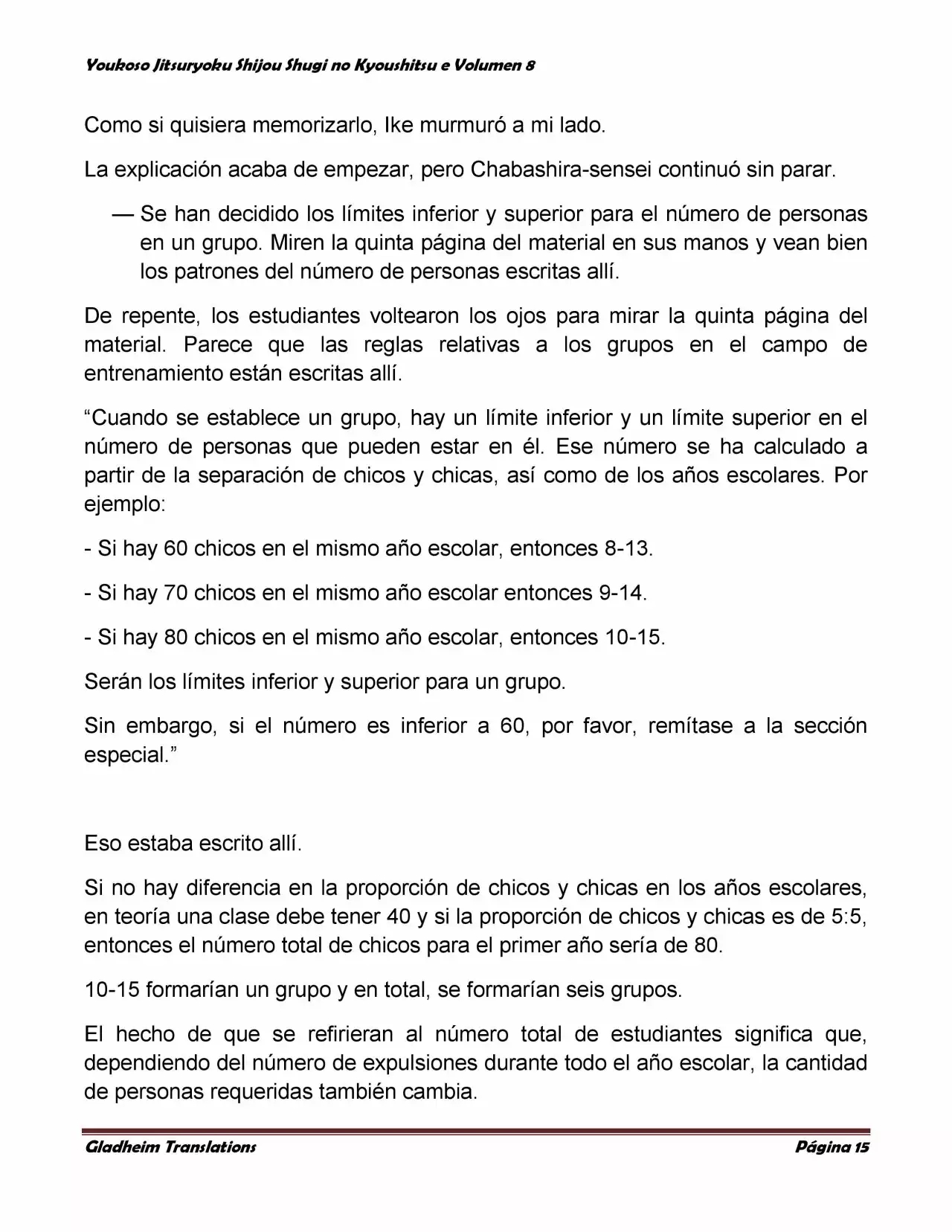 Página 15 del Manga