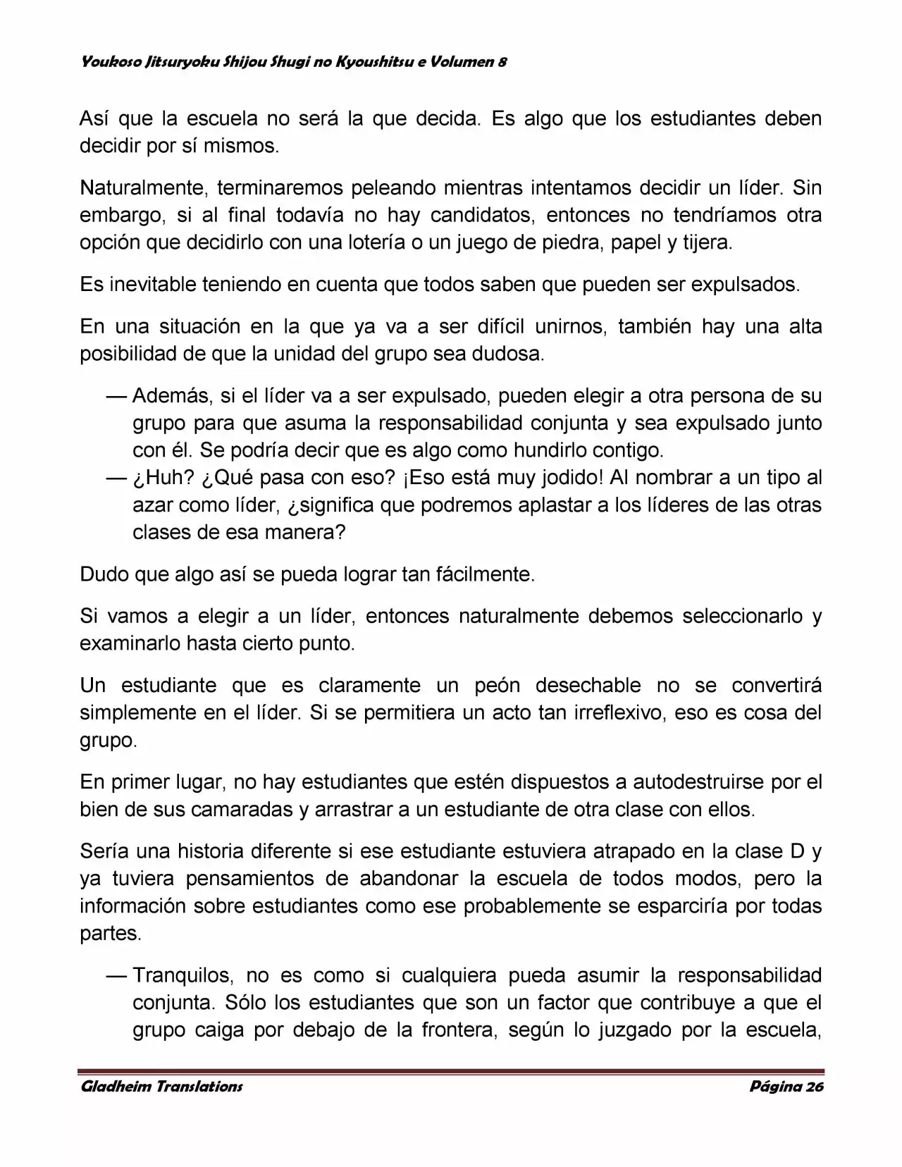 Página 26 del Manga