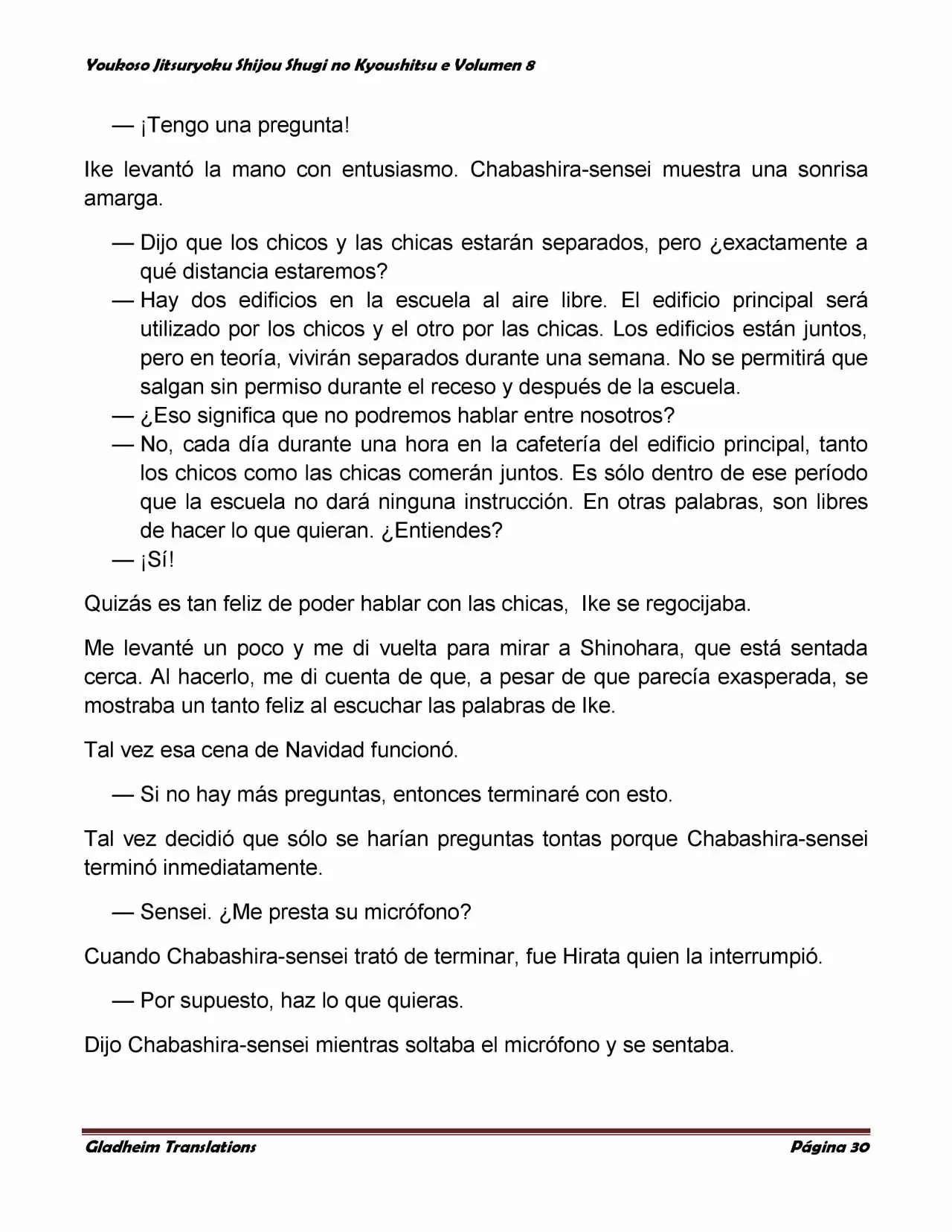 Página 30 del Manga