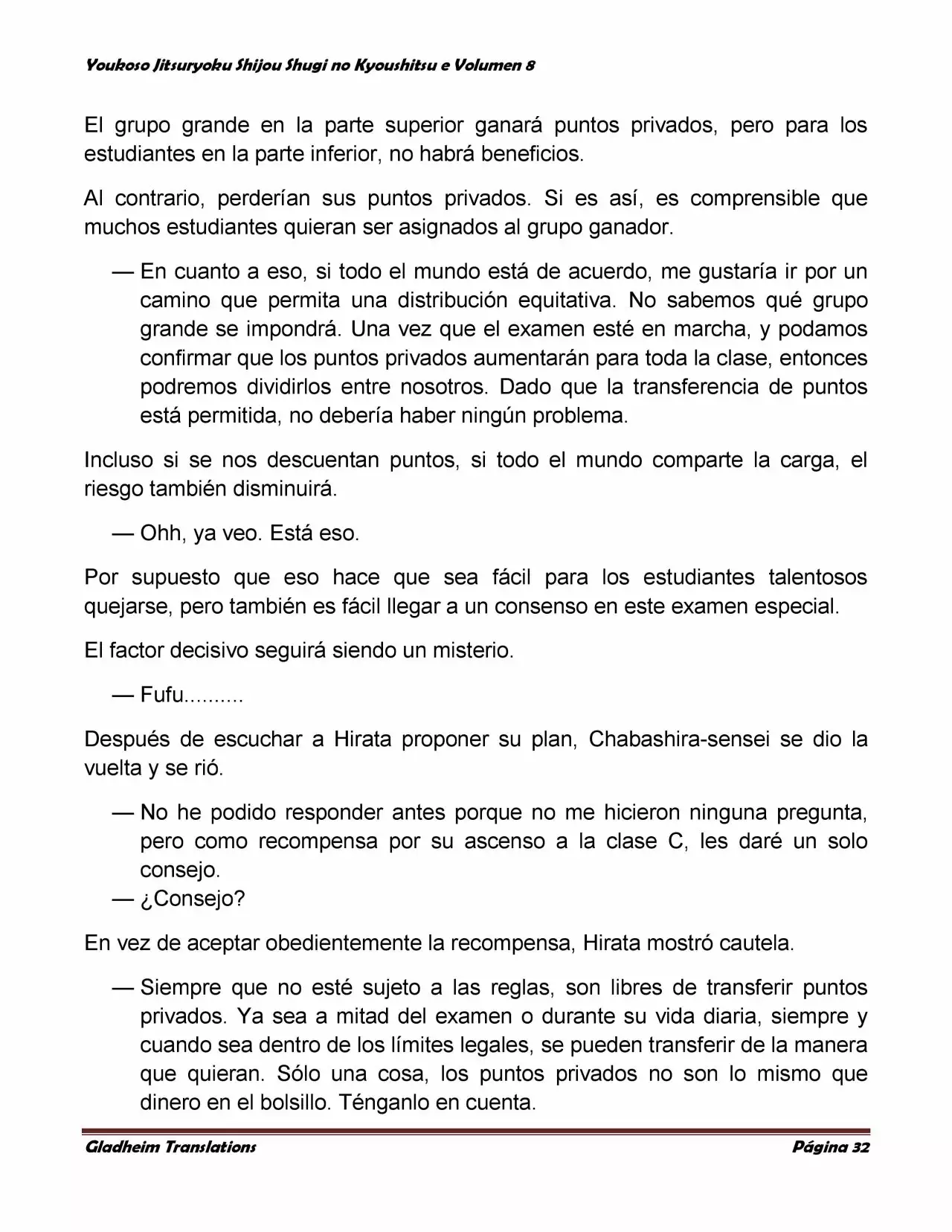 Página 32 del Manga
