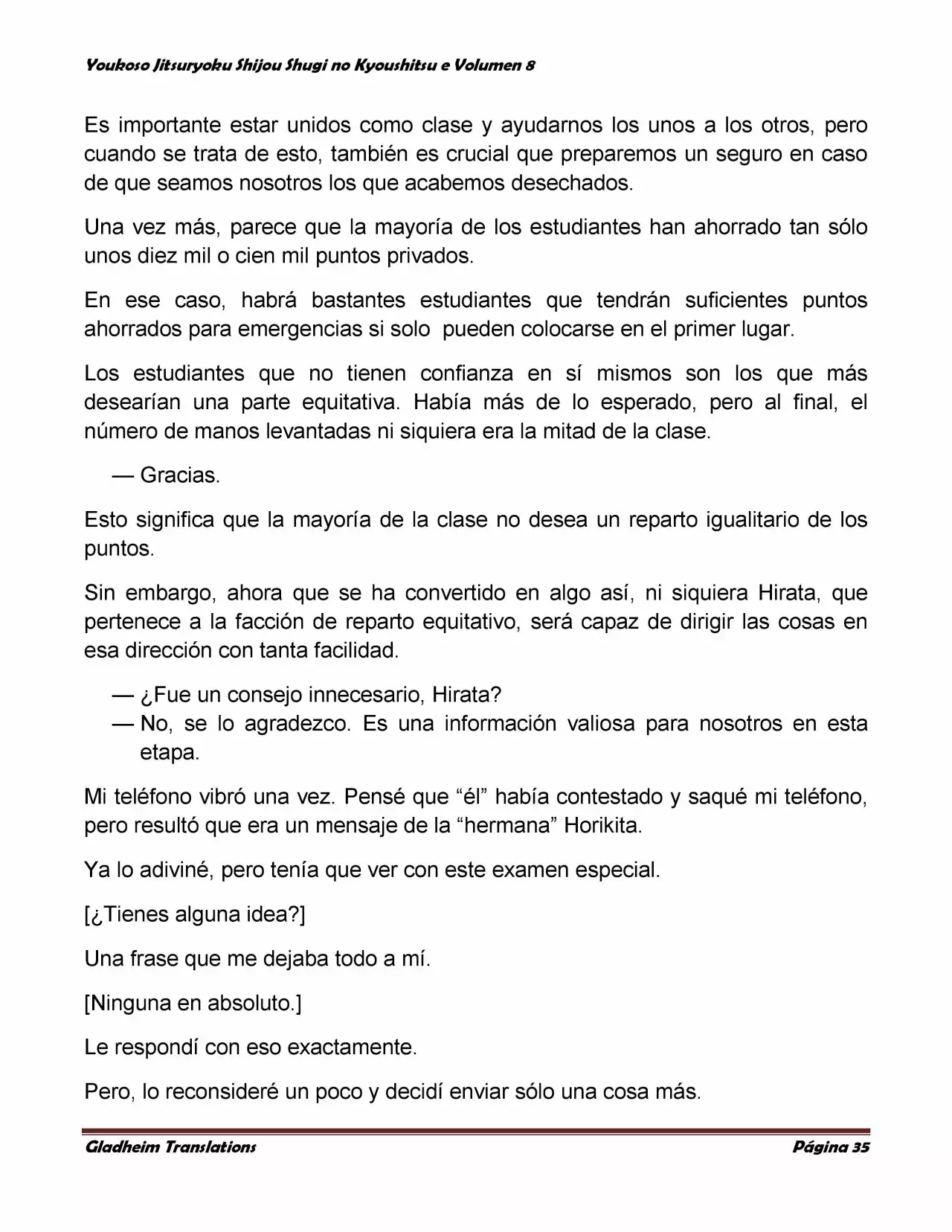 Página 35 del Manga