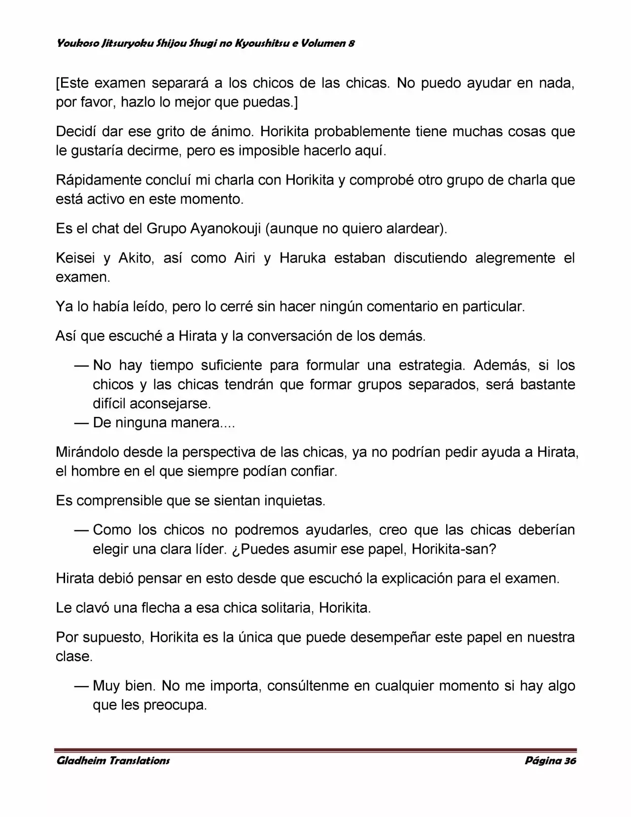 Página 36 del Manga