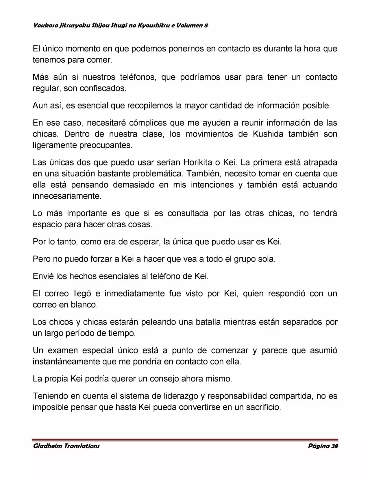 Página 38 del Manga