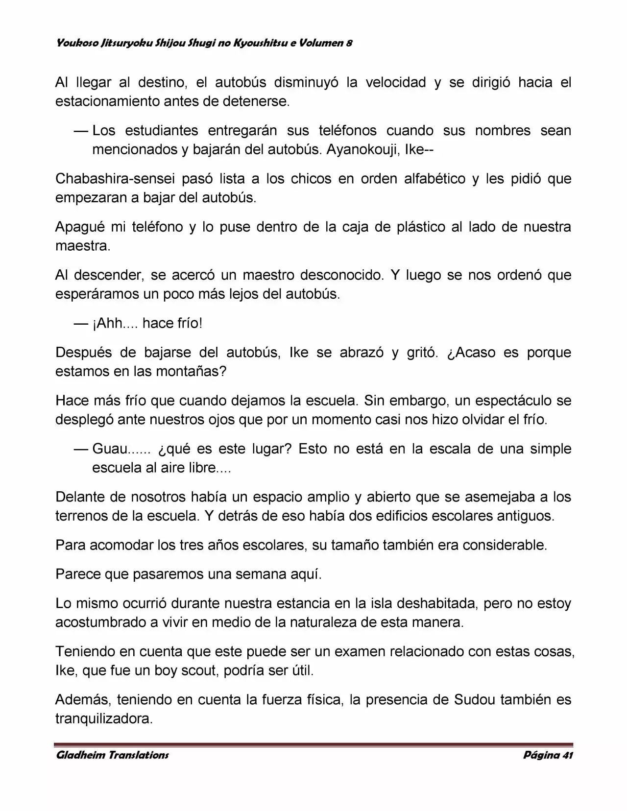 Página 41 del Manga