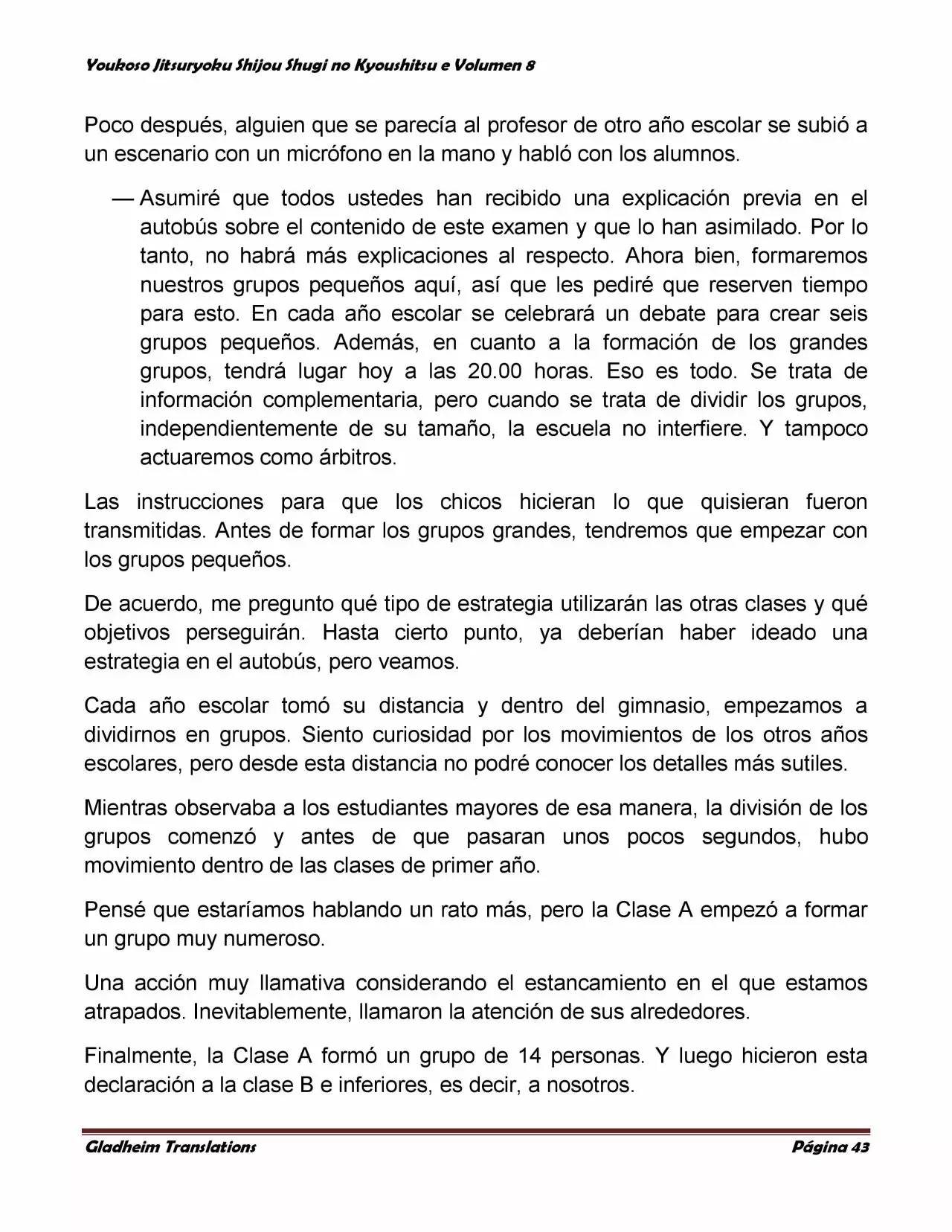 Página 43 del Manga