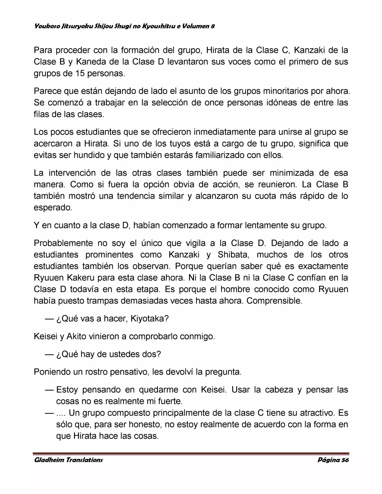 Página 56 del Manga