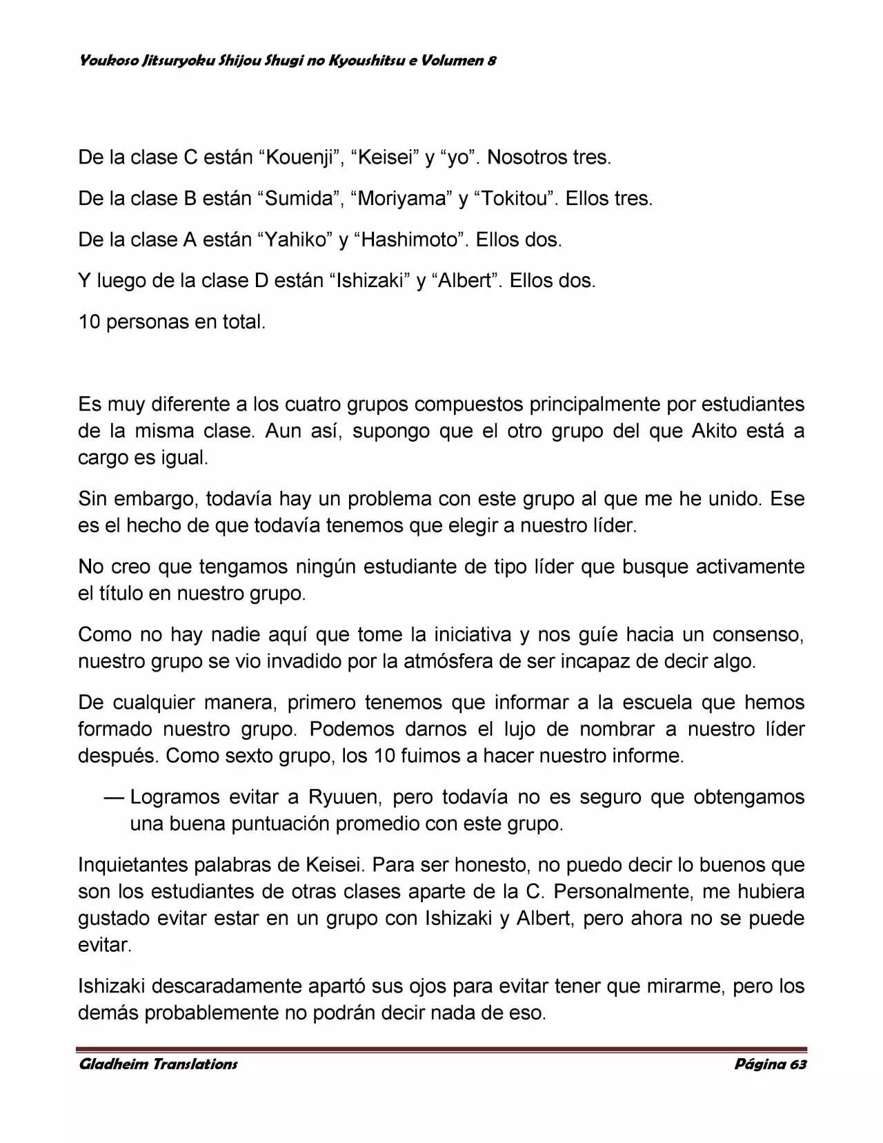 Página 63 del Manga