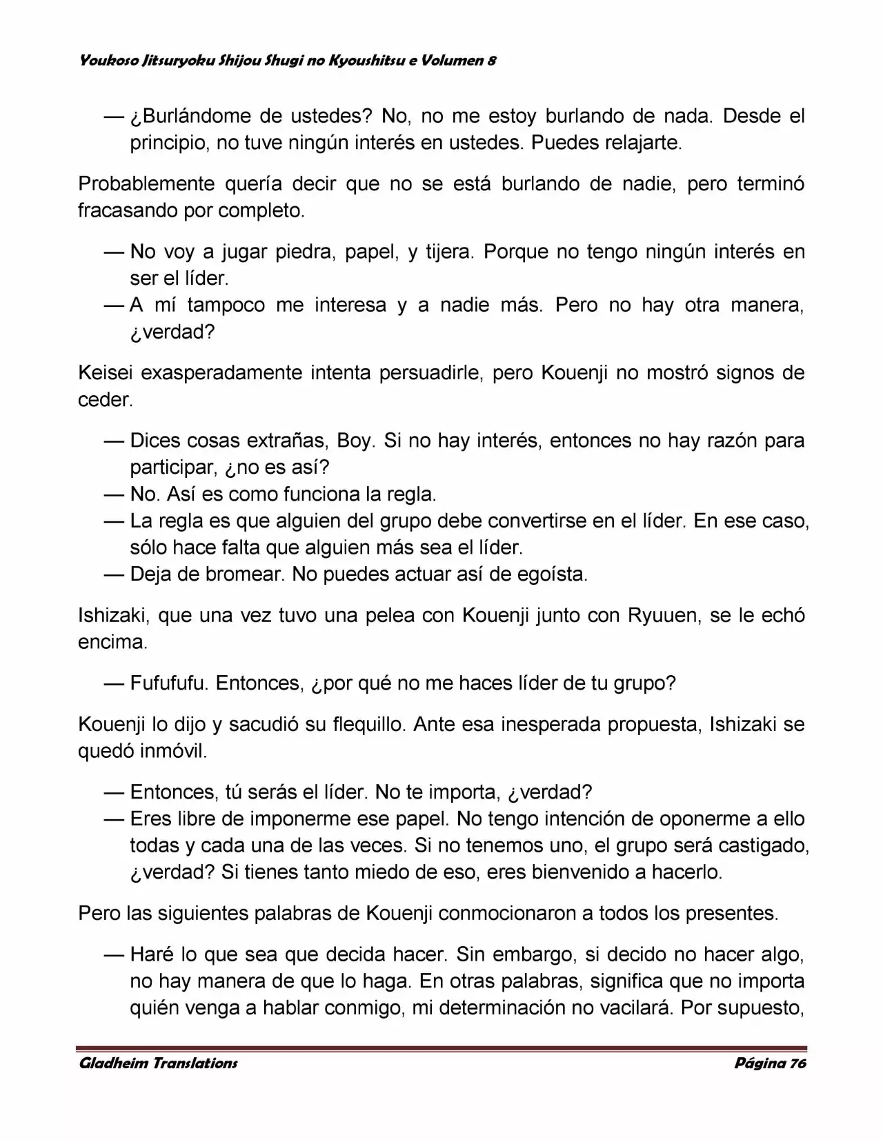 Página 76 del Manga
