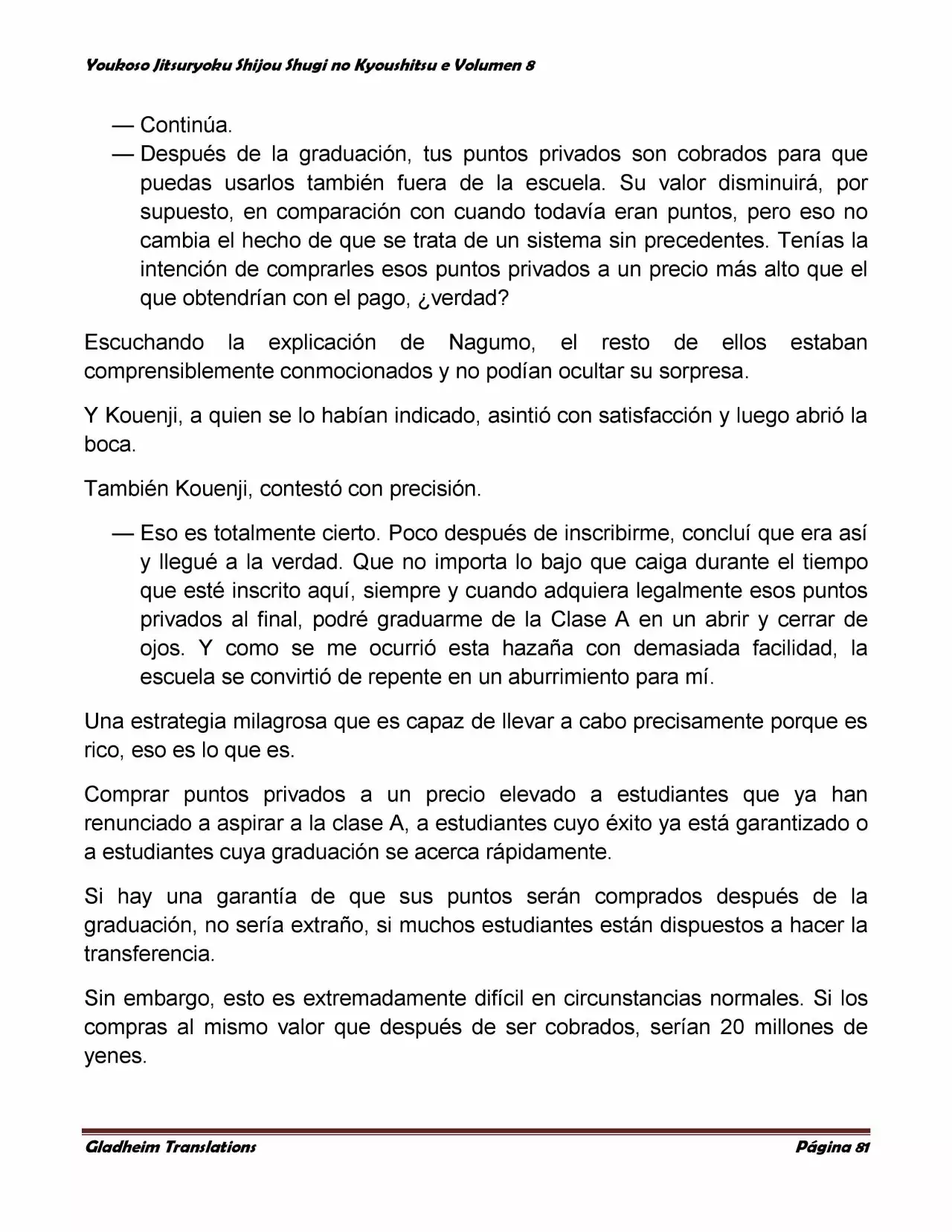 Página 81 del Manga