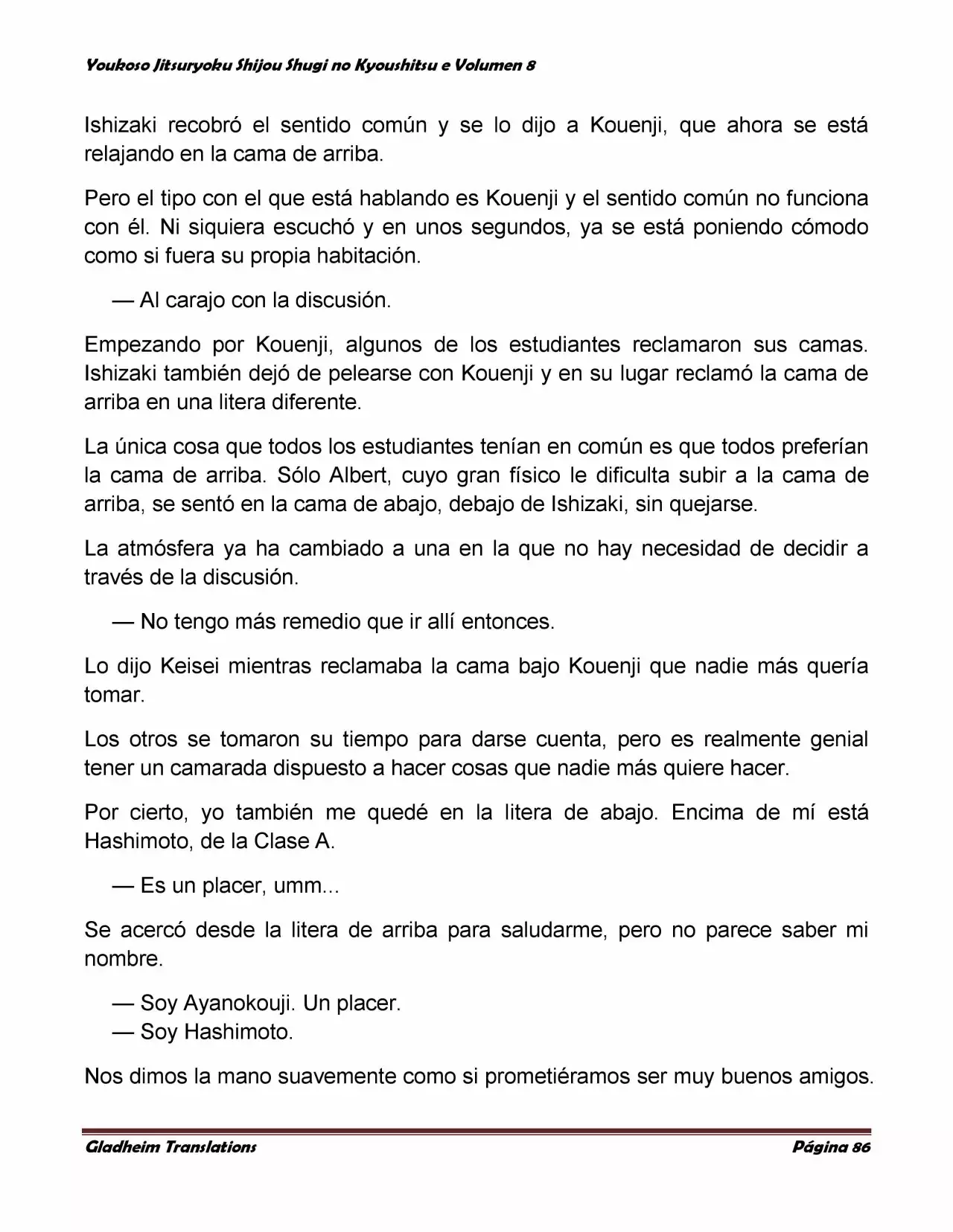 Página 86 del Manga