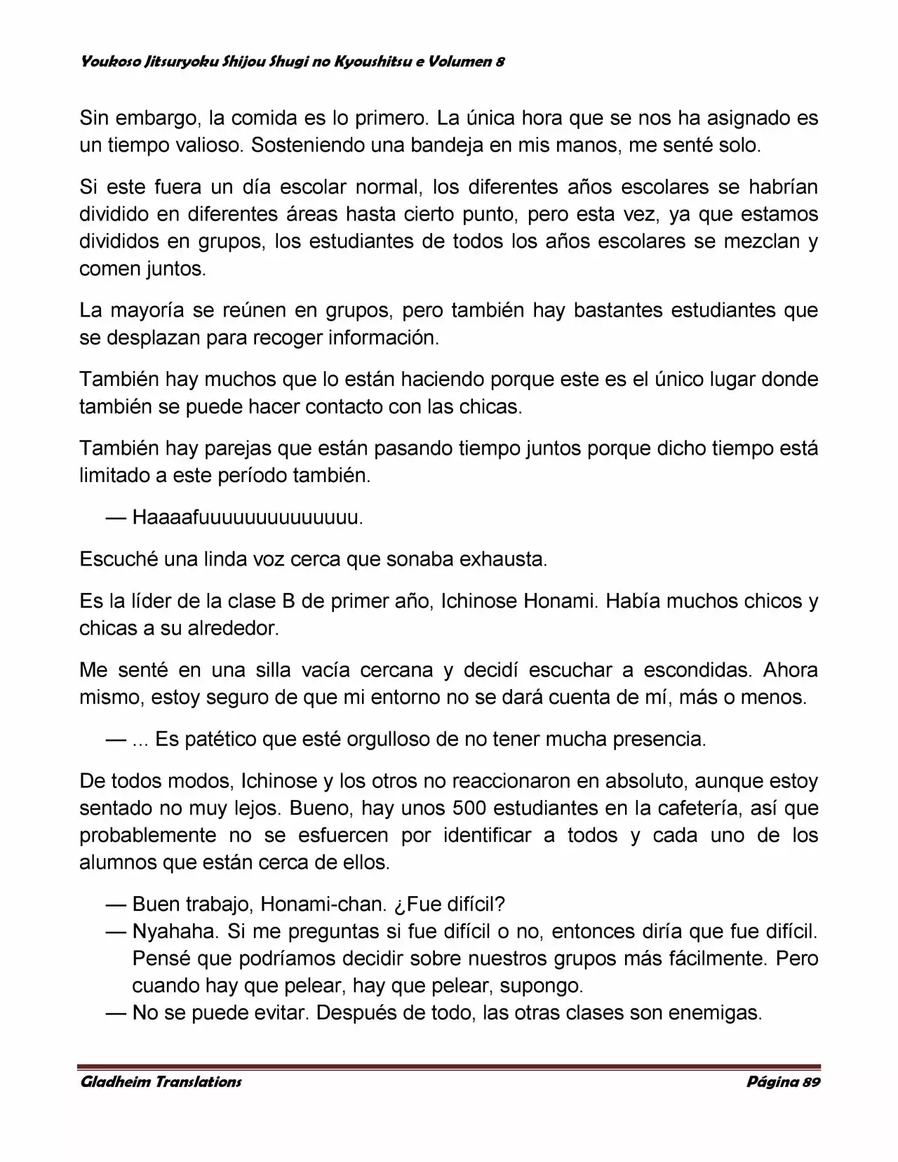 Página 89 del Manga