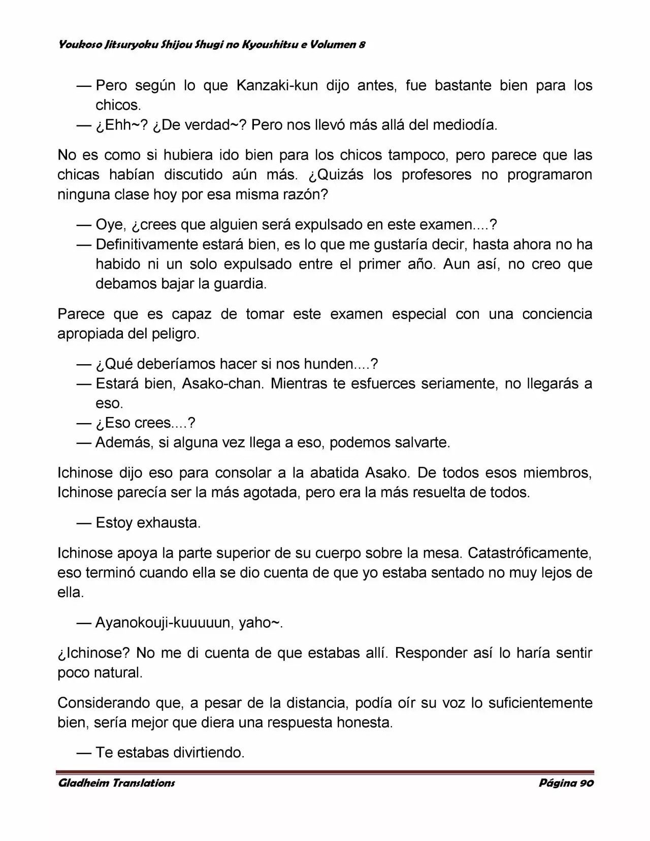 Página 90 del Manga