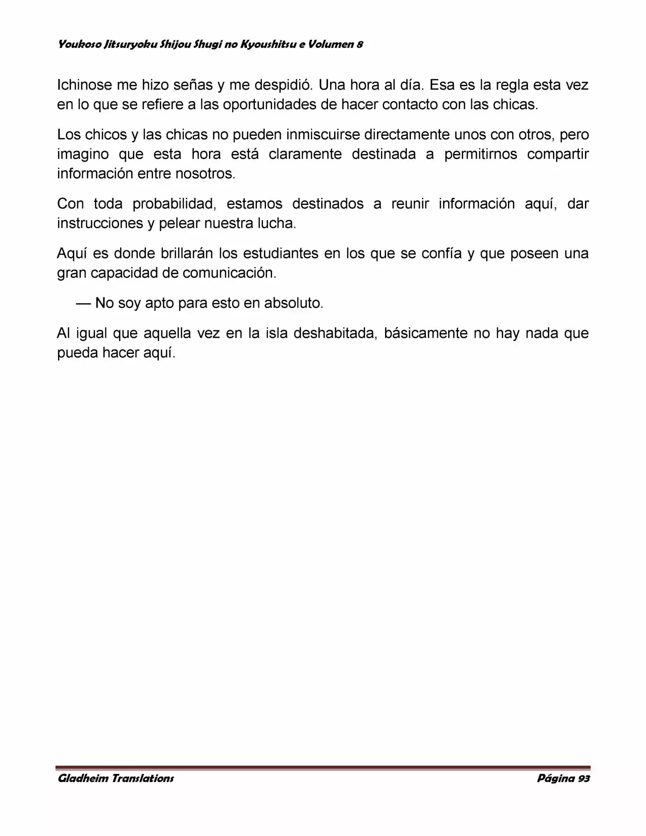 Página 93 del Manga