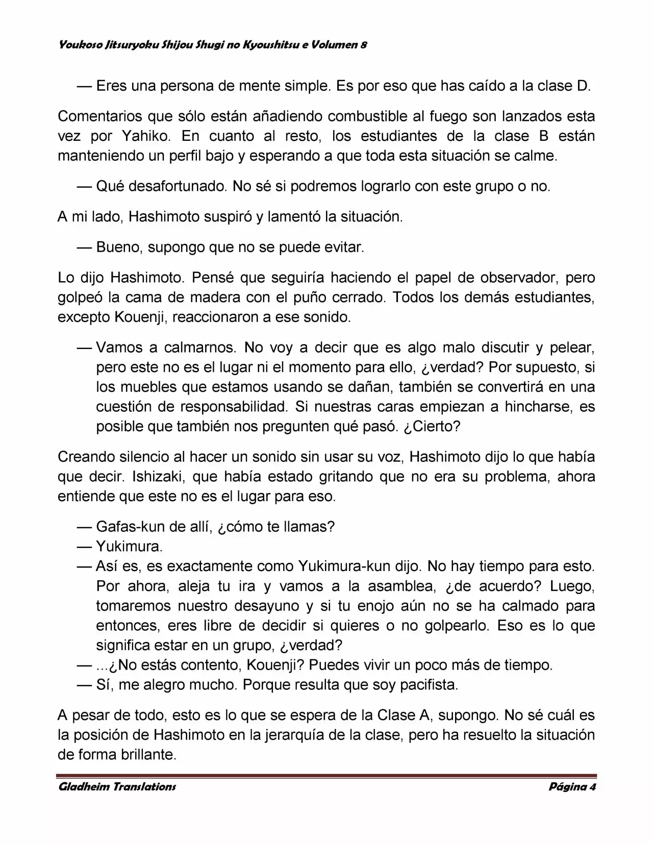Página 4 del Manga