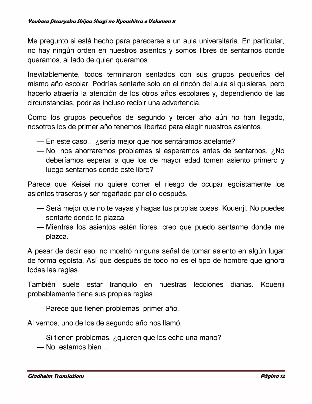 Página 12 del Manga