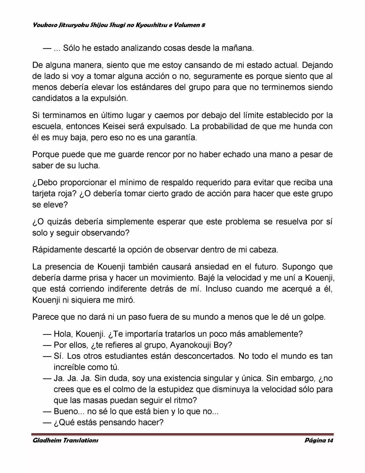 Página 14 del Manga