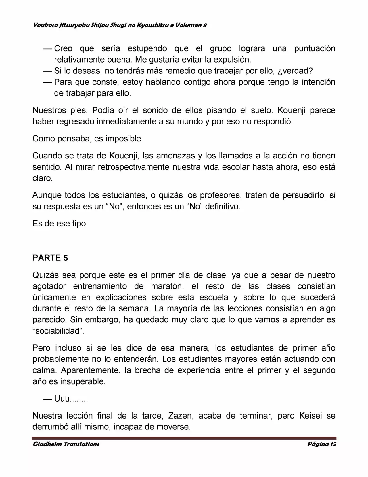 Página 15 del Manga