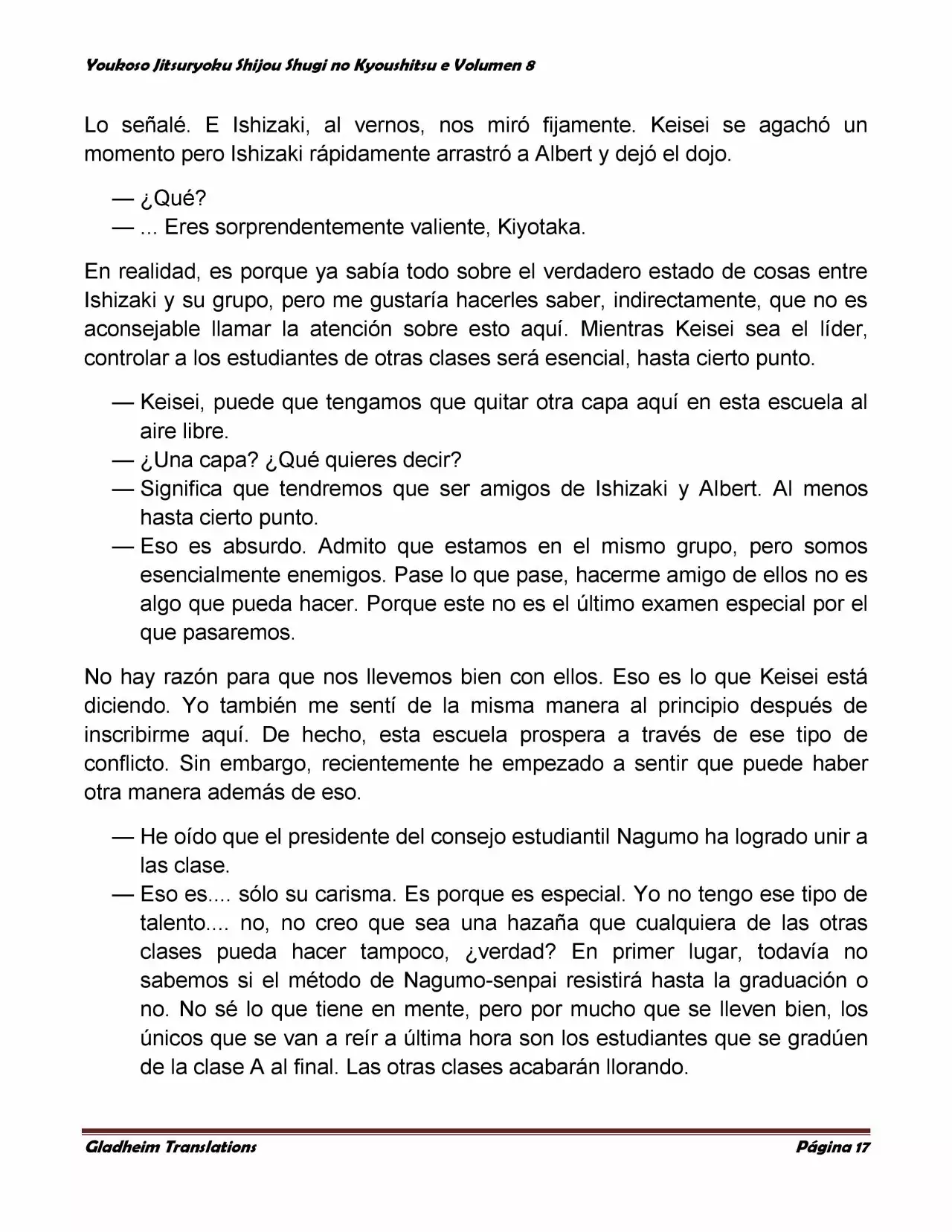 Página 17 del Manga