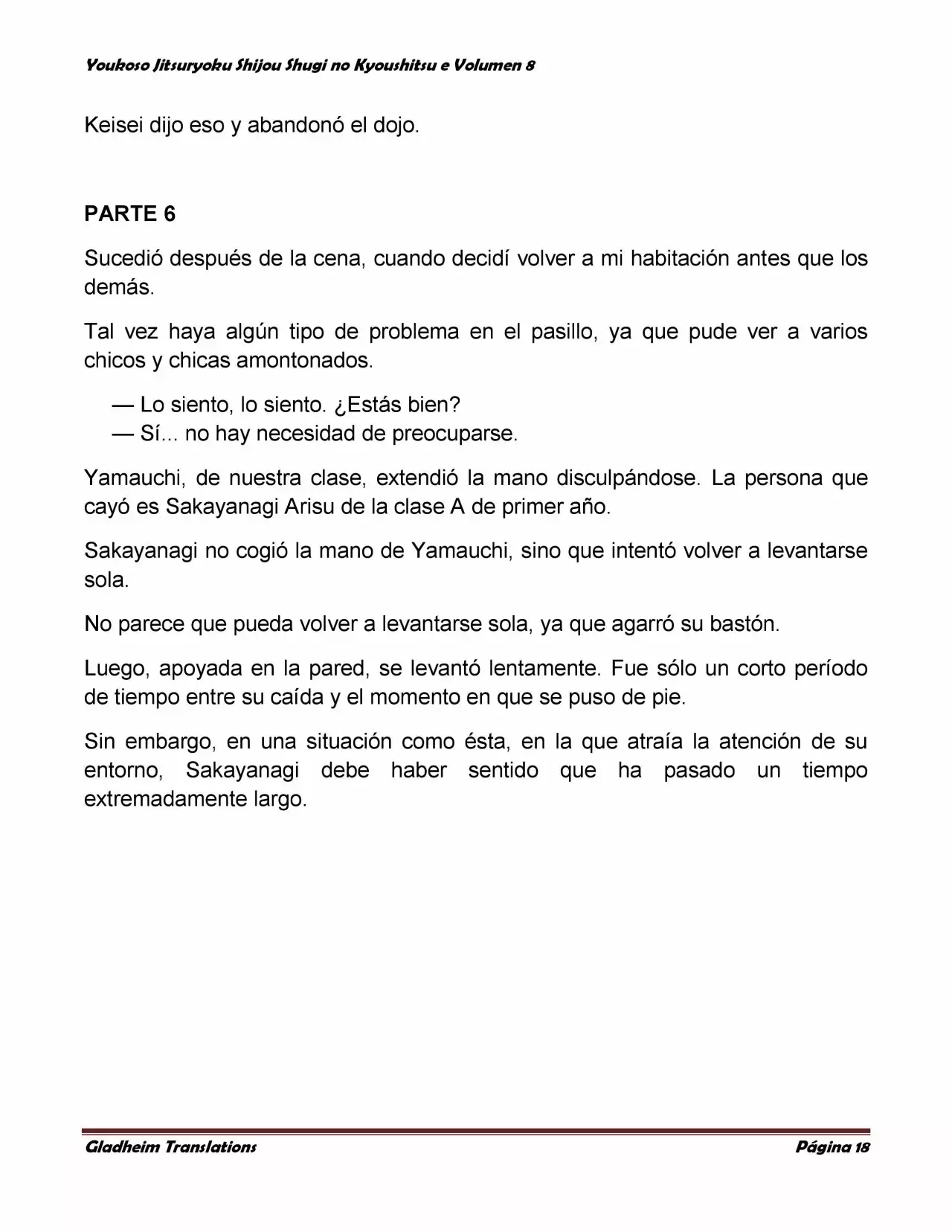 Página 18 del Manga