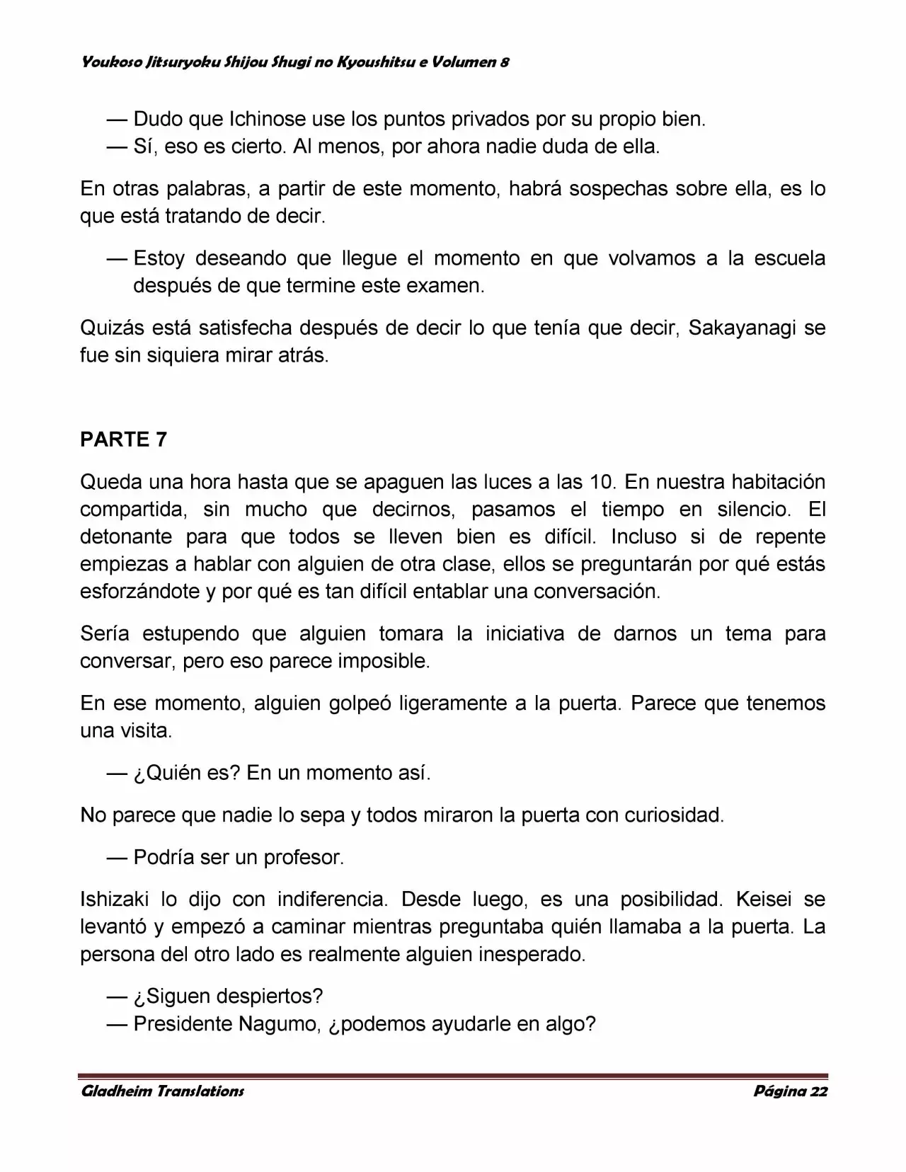 Página 22 del Manga