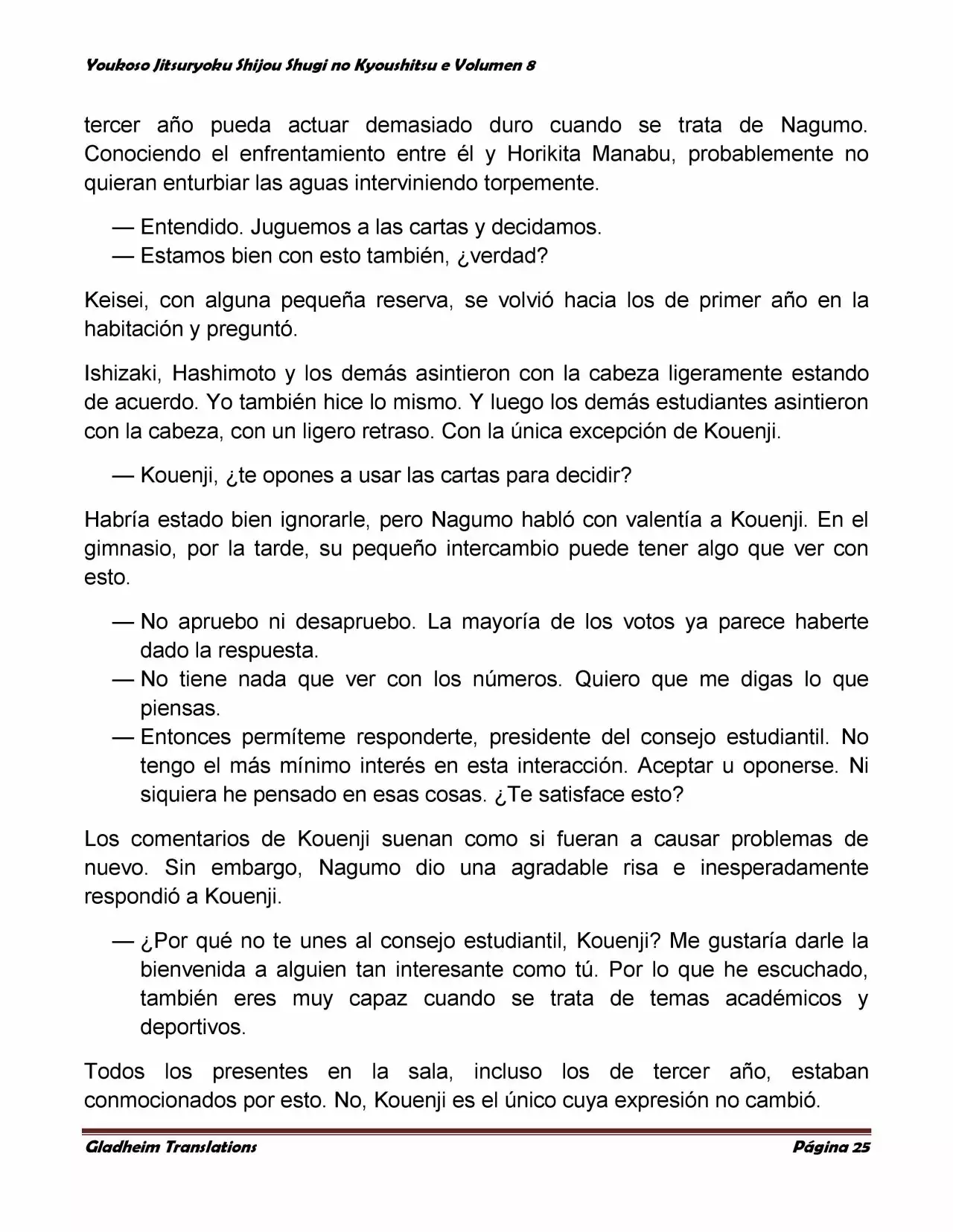 Página 25 del Manga