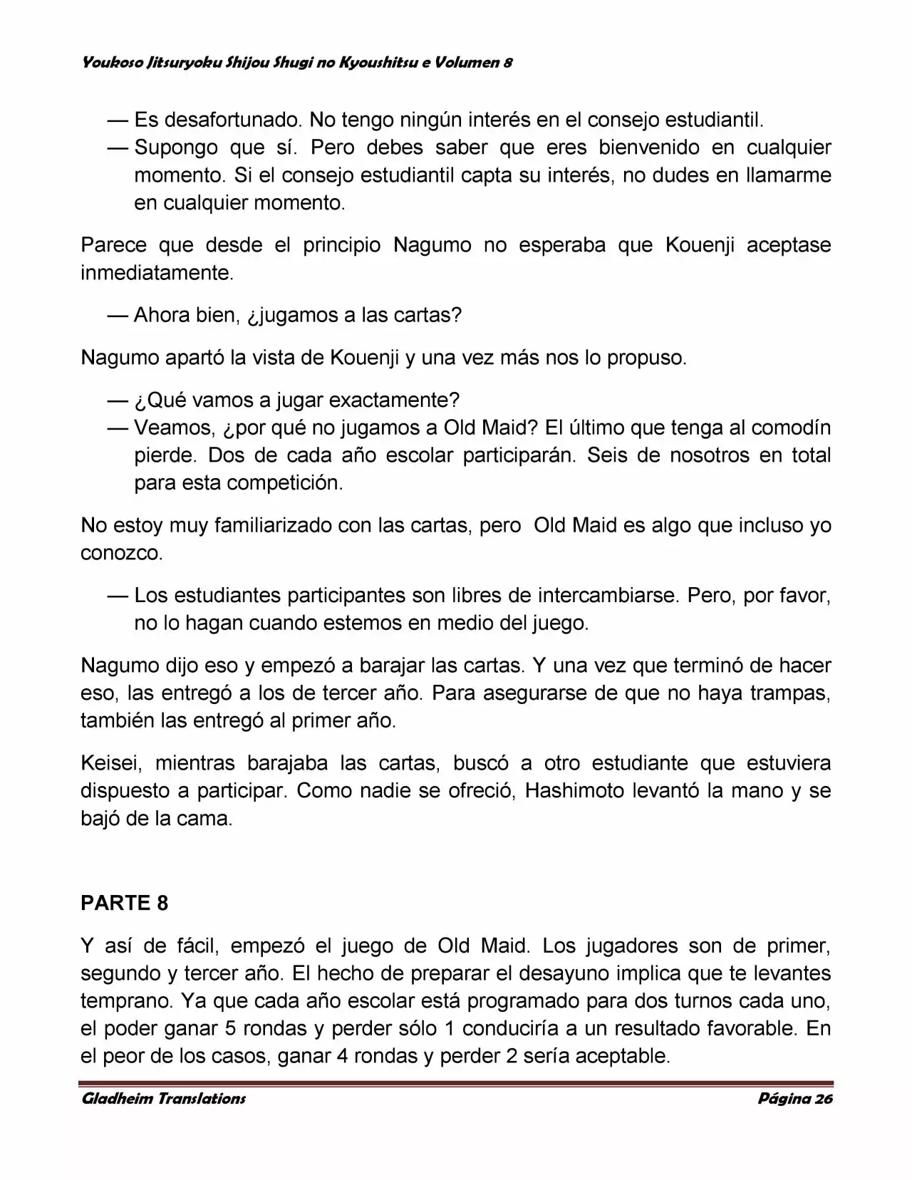 Página 26 del Manga