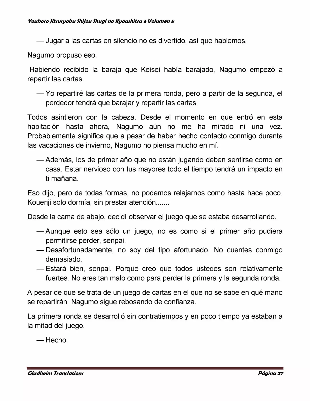 Página 27 del Manga