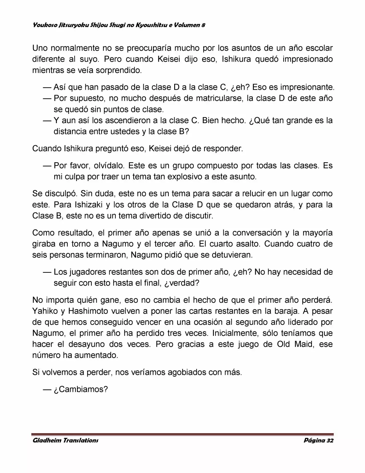 Página 32 del Manga