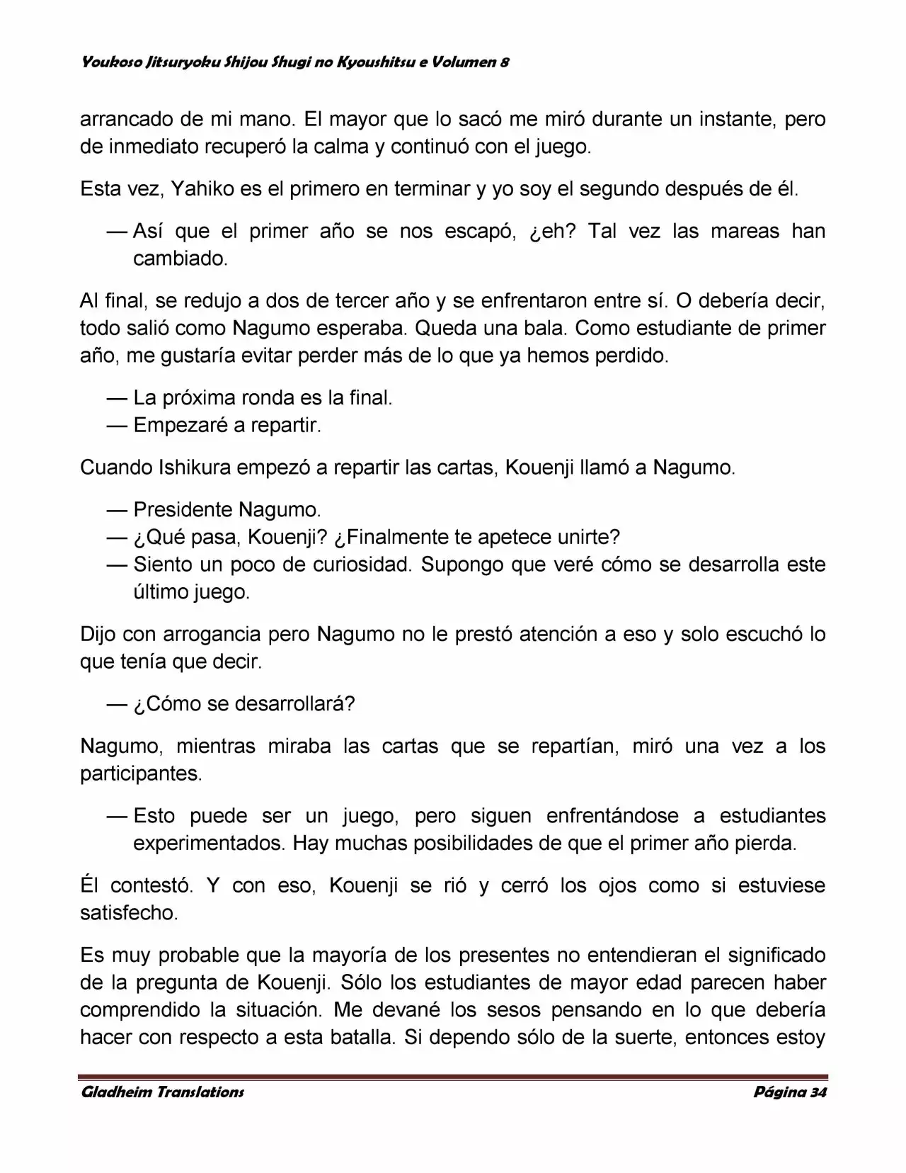 Página 34 del Manga