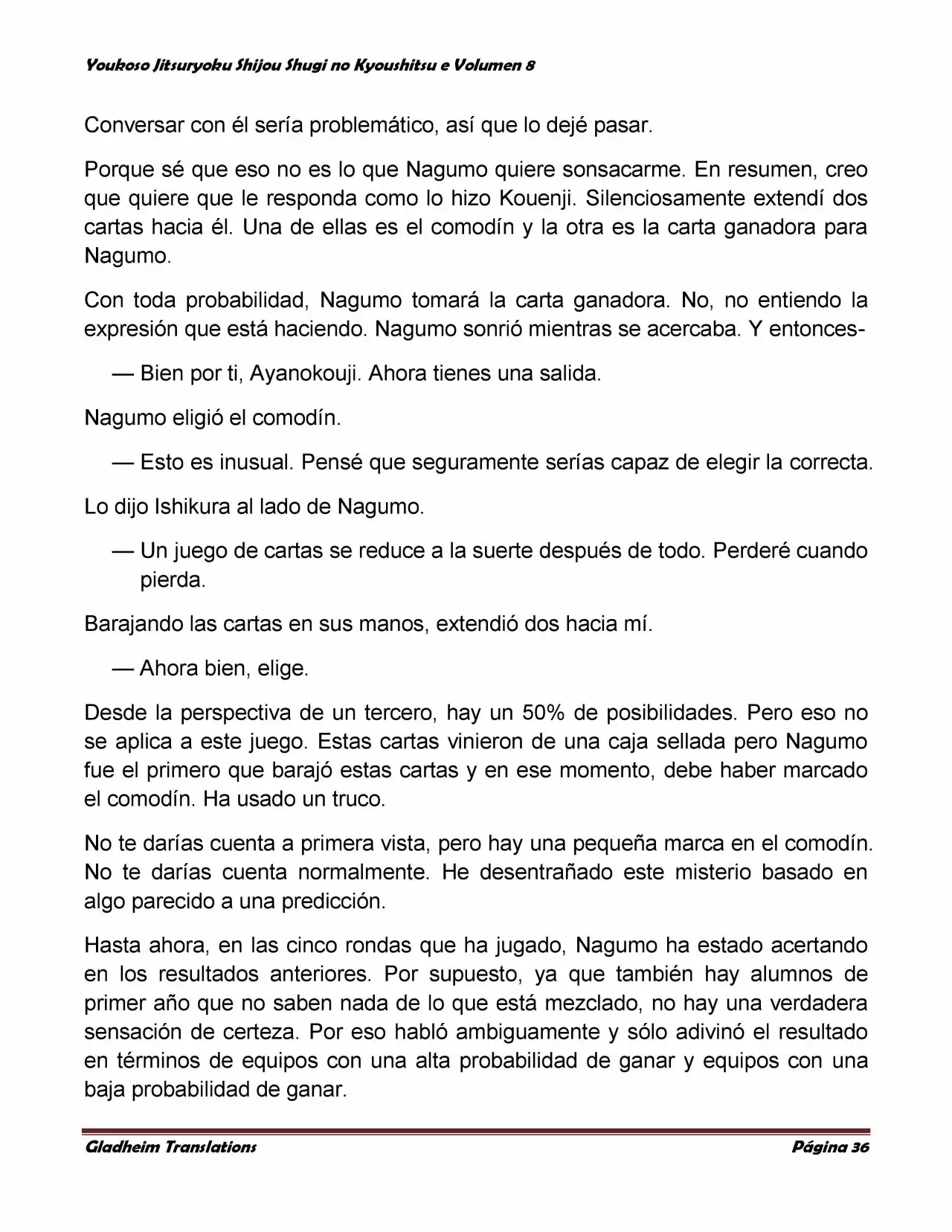 Página 36 del Manga