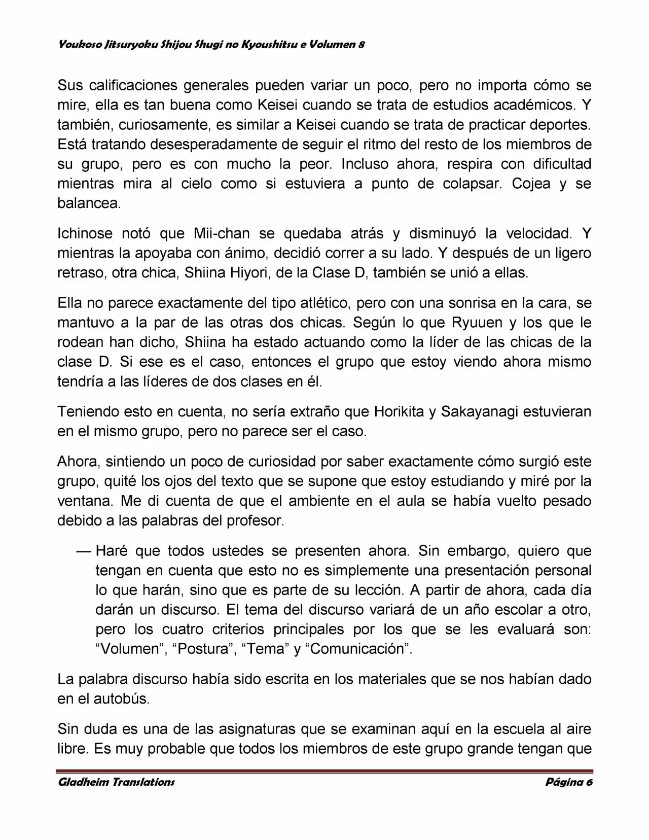 Página 6 del Manga
